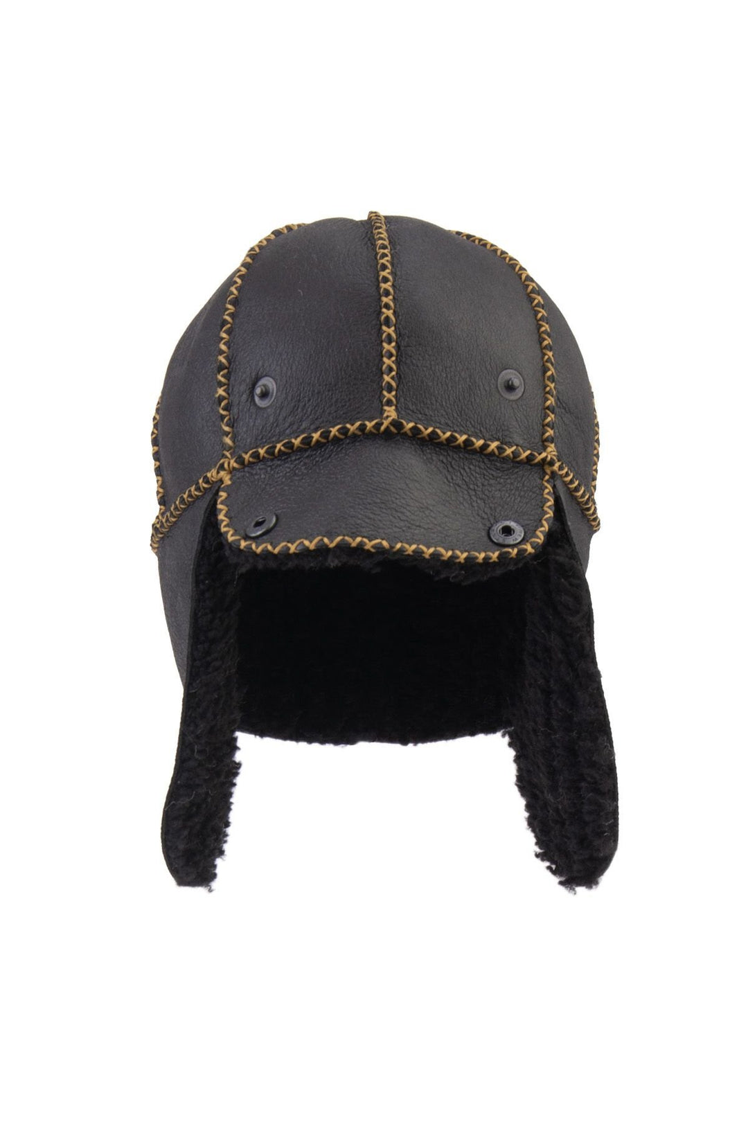 Pegia Genuine Sheepskin Kids Hat 142103  - Black