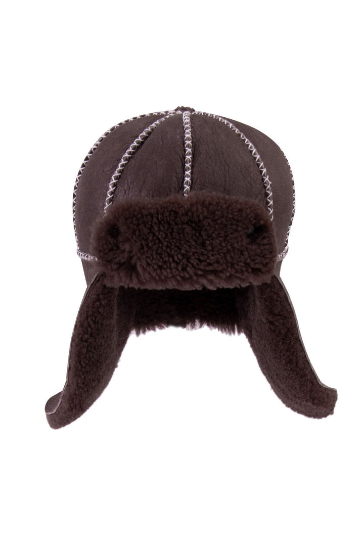 Pegia Genuine Sheepskin Kids Hat 142103  - Burgundy