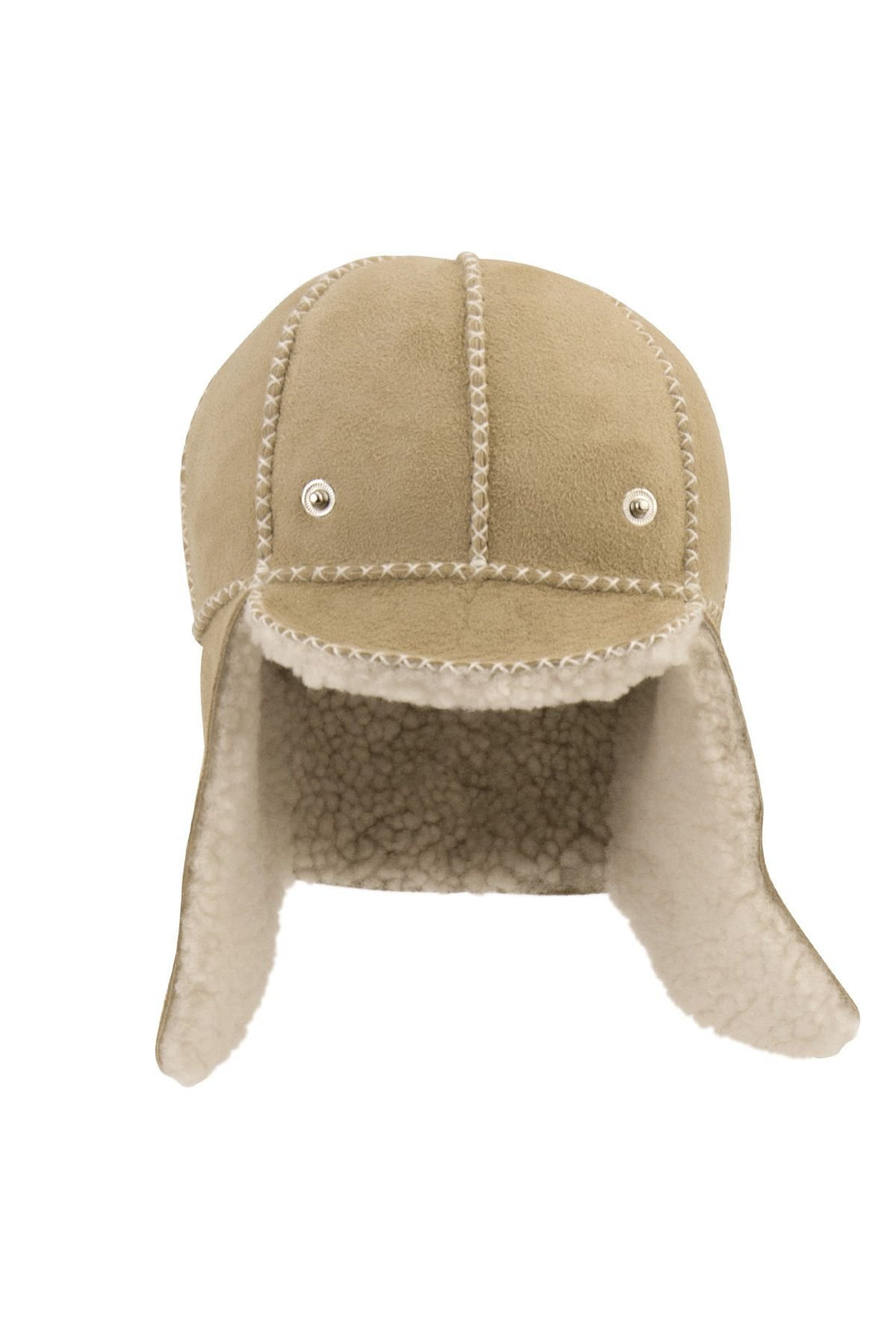 Pegia Genuine Sheepskin Kids Hat 142103  - Beige