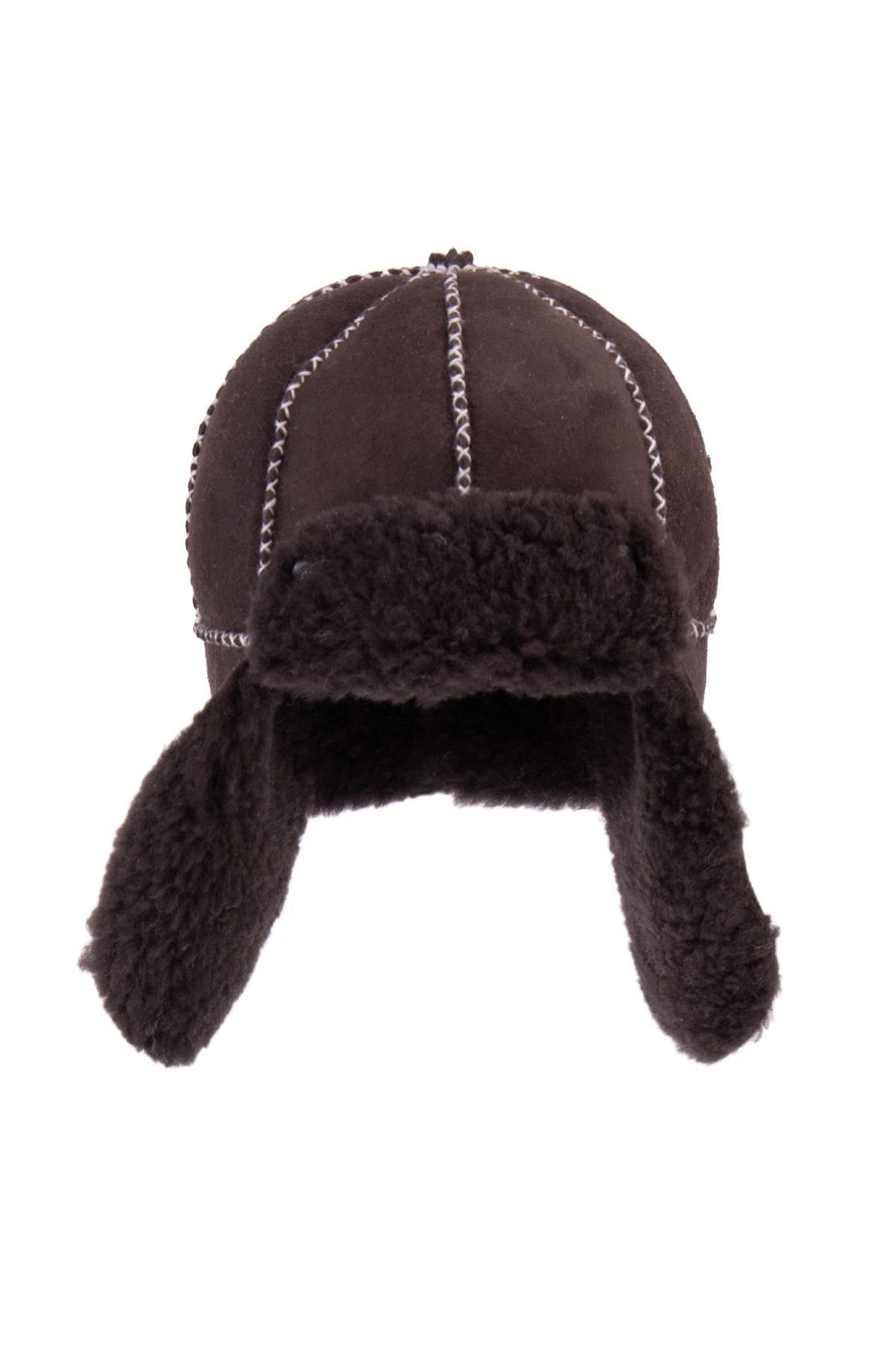 Pegia Genuine Sheepskin Kids Hat 142104  - Choco