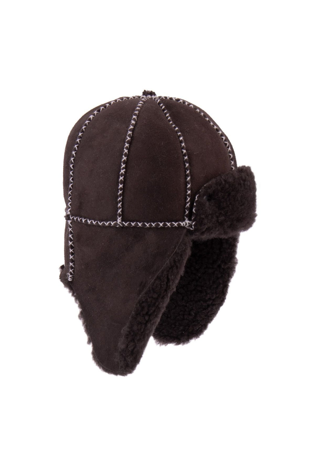 Pegia Genuine Sheepskin Kids Hat 142104  - Choco