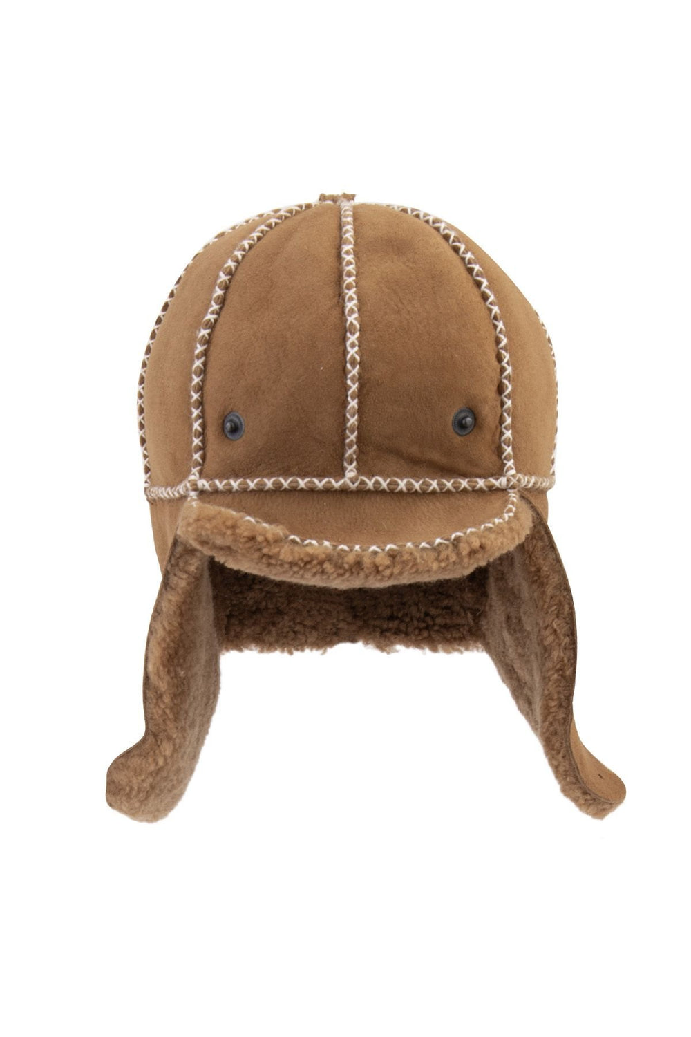 Pegia Genuine Sheepskin Kids Hat 142104  - Stone
