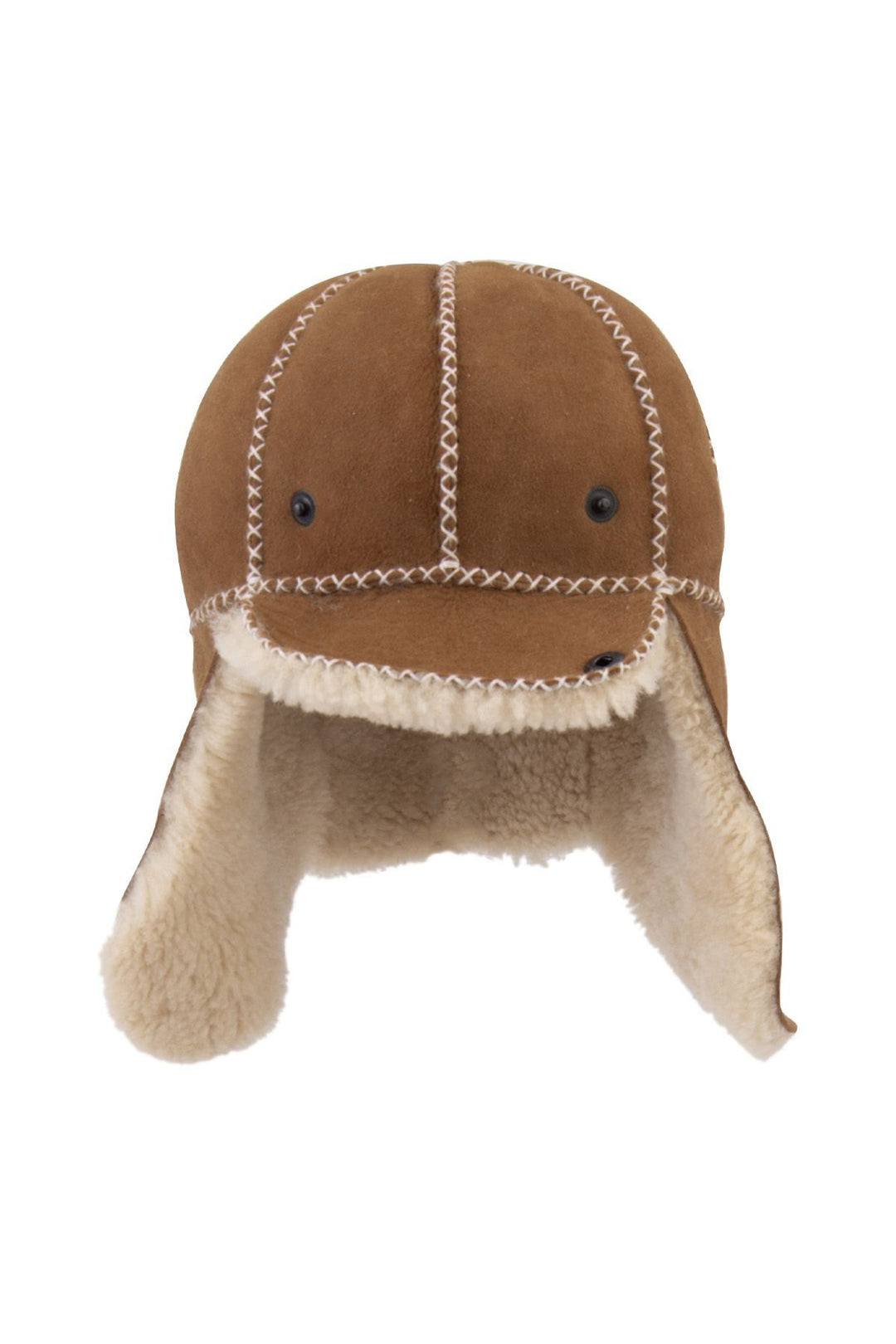 Pegia Genuine Sheepskin Kids Hat 142104  - Mustard