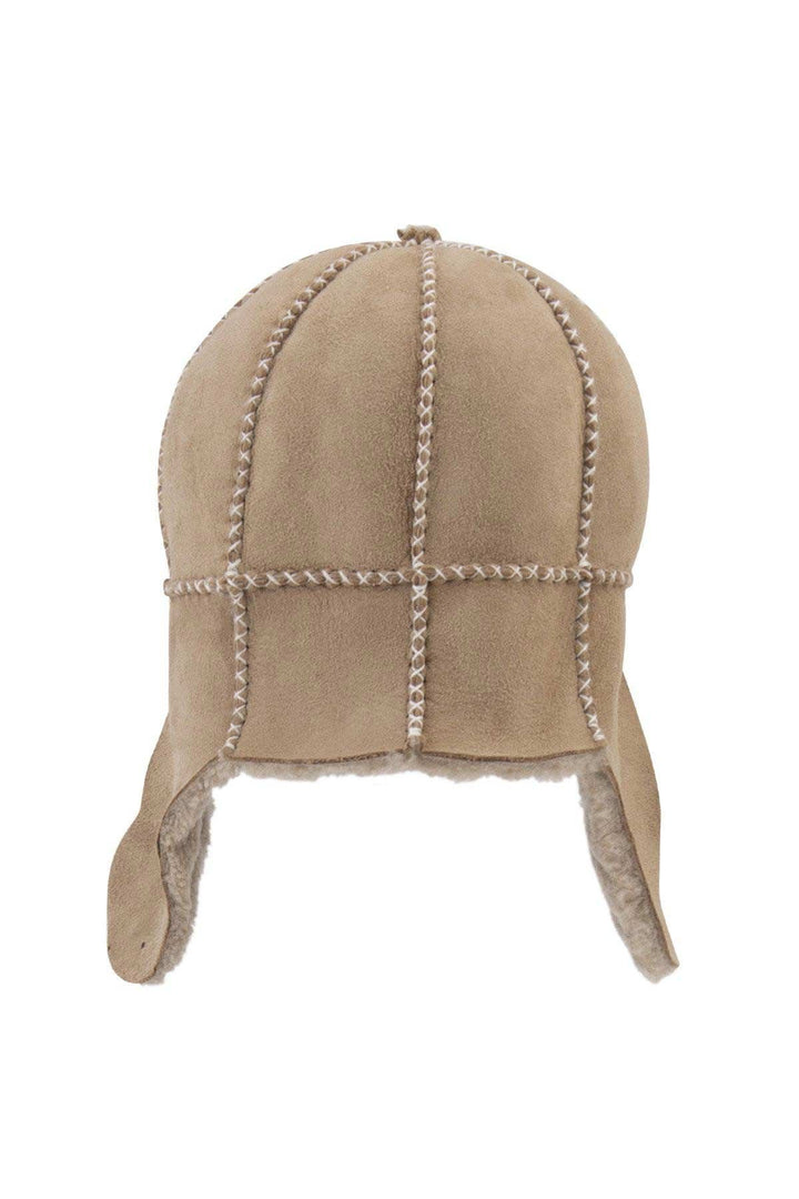 Pegia Genuine Sheepskin Kids Hat 142104  - Stone