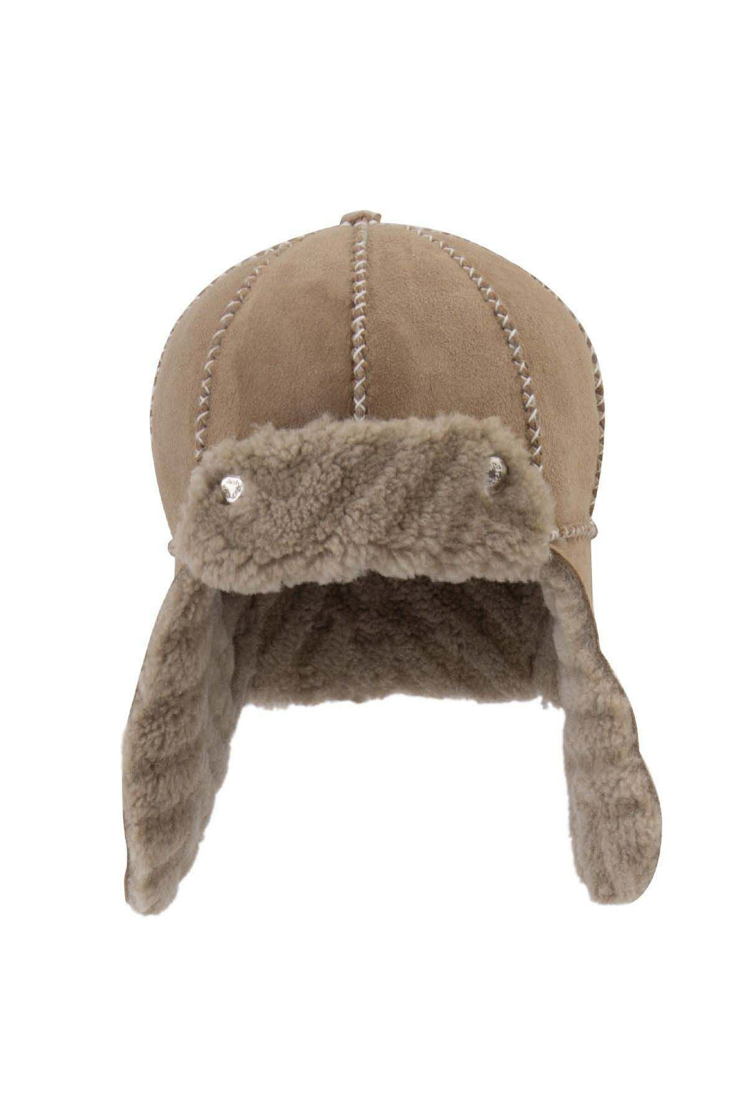 Pegia Genuine Sheepskin Kids Hat 142104  - Stone