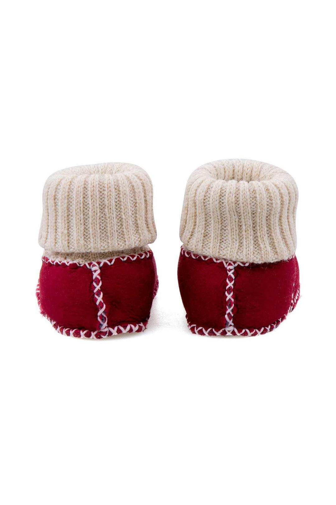 Pegia Shearling Baby's Booties With Socks 141107  - Coral