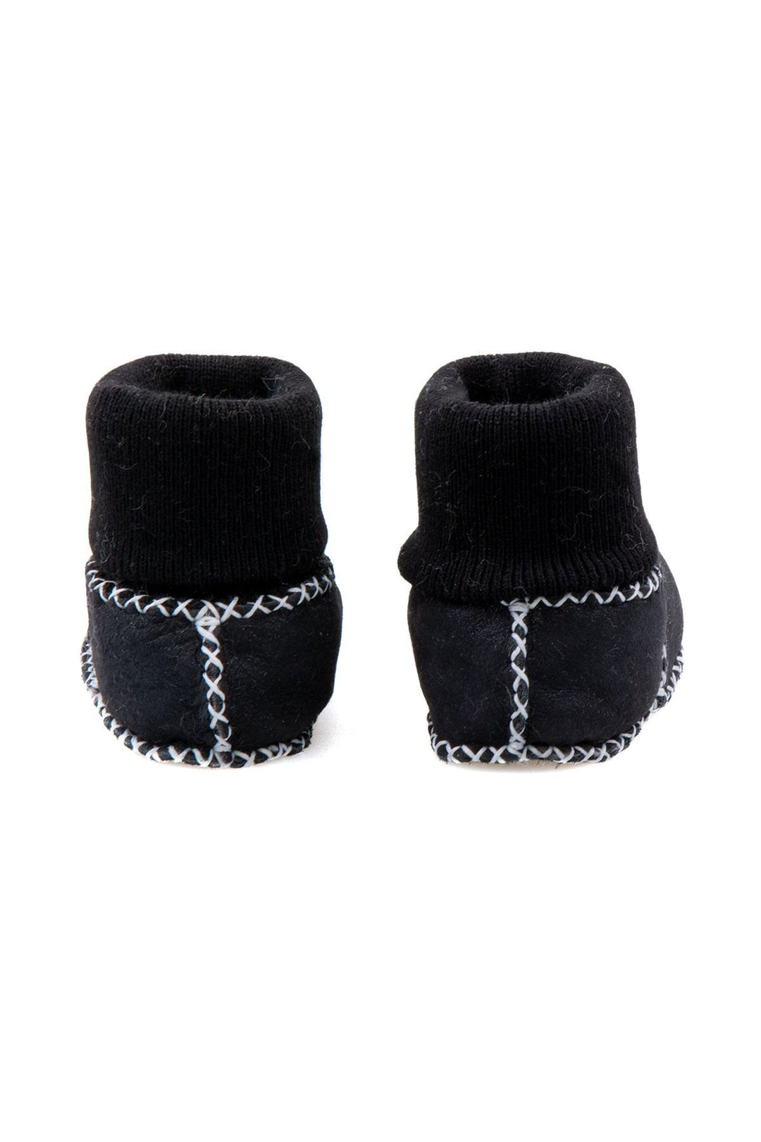 Pegia Shearling Baby's Booties With Socks 141112  - Navy