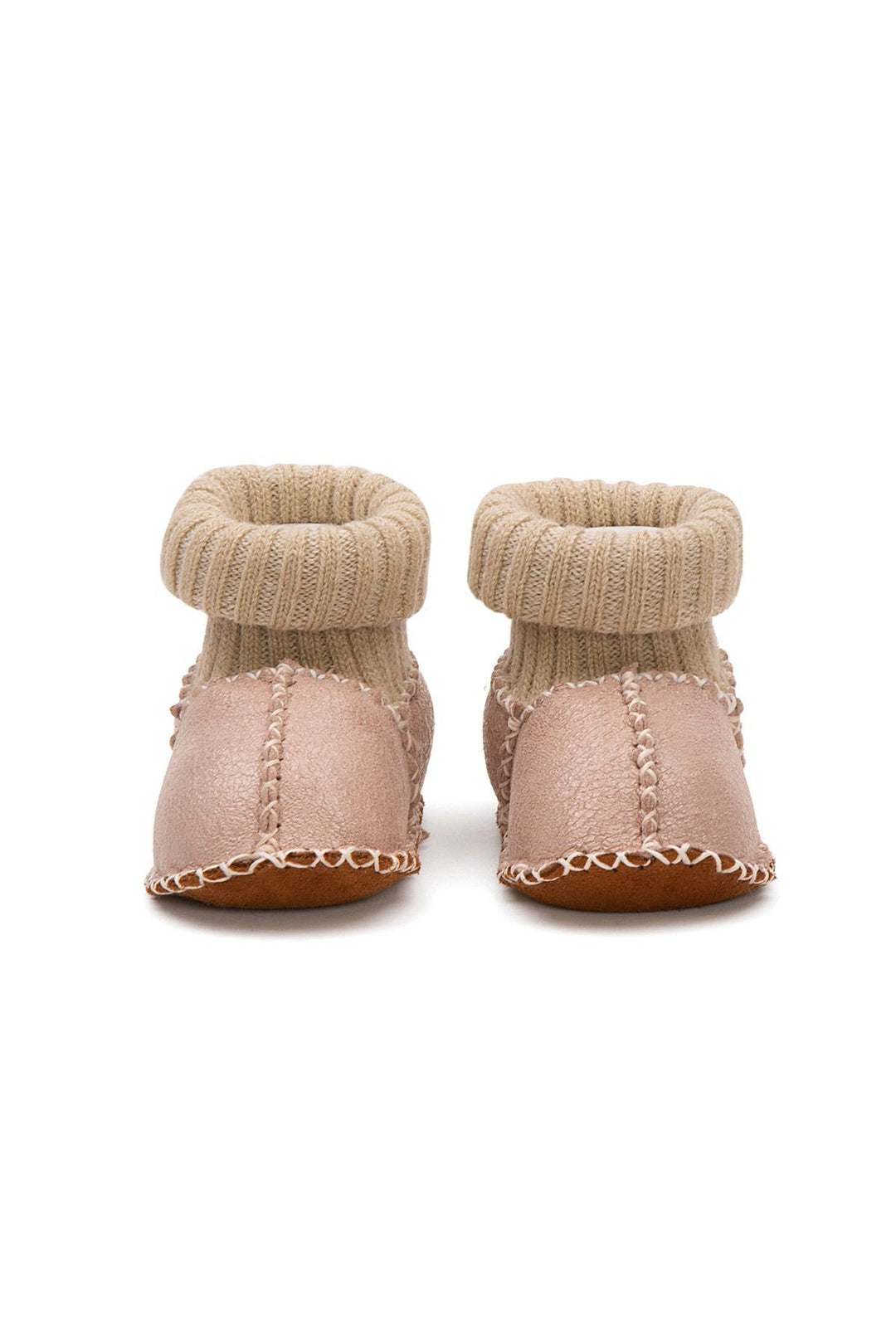 Pegia Shearling Baby's Booties 141117  - Rose