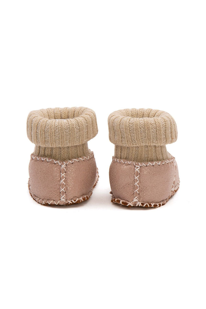 Pegia Shearling Baby's Booties 141117  - Rose