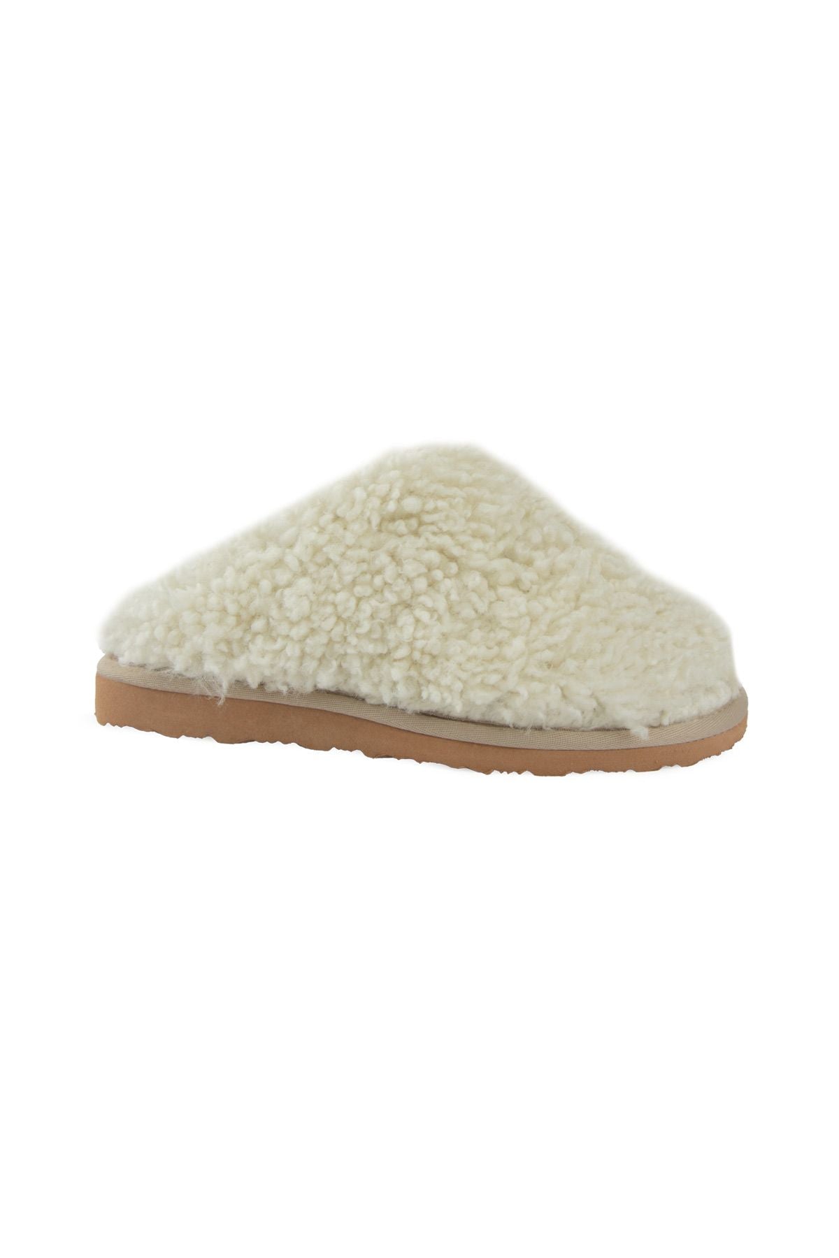 Pegia Genuine Sheepskin Fur House Slipper 191213  - Cream