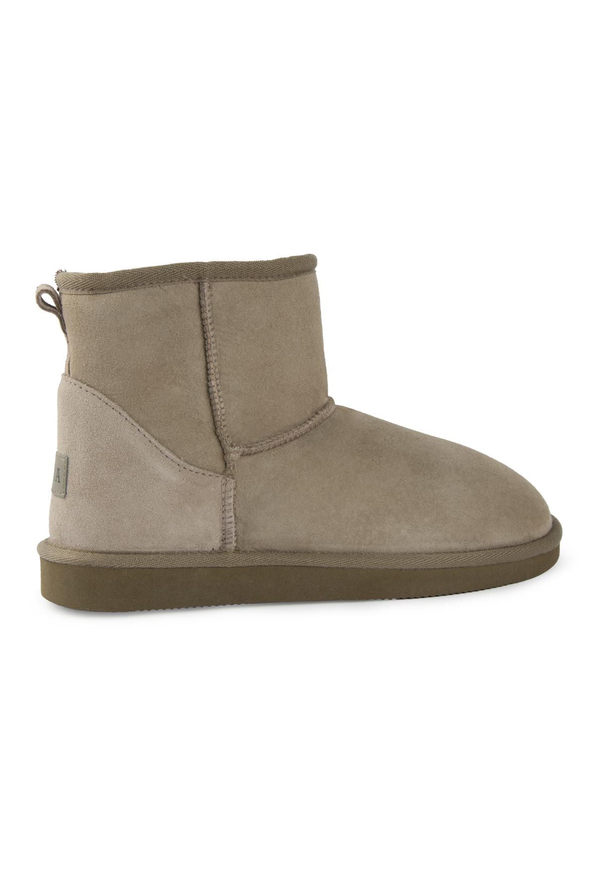 Pegia Sheepskin Women's Boots 191021  - Stone