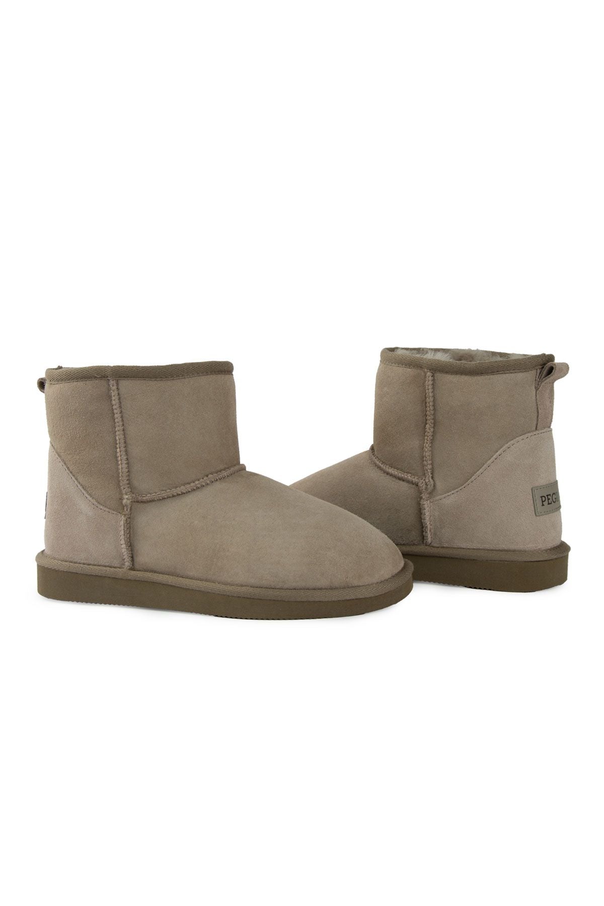 Pegia Sheepskin Women's Boots 191021  - Stone
