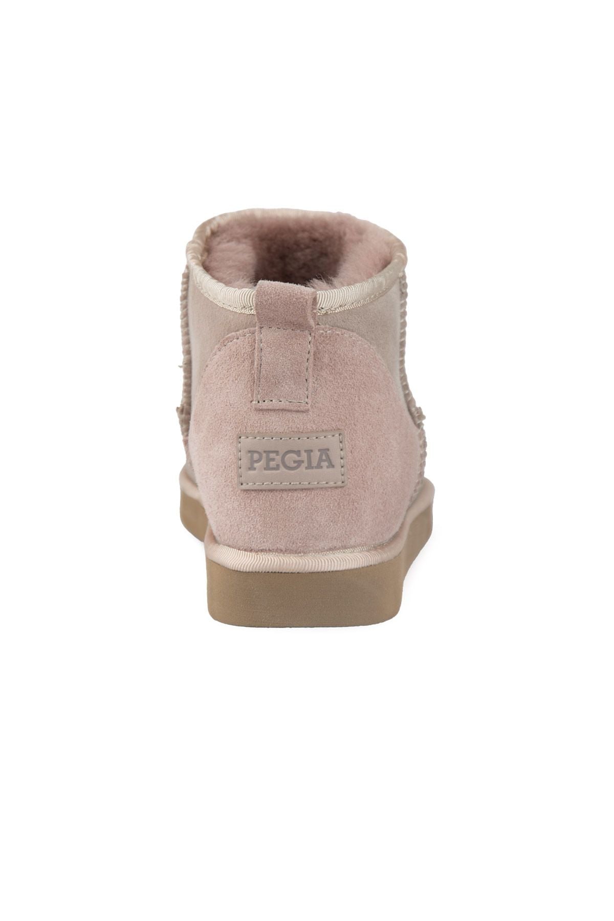 Pegia Genuine Suede Women's Mini Boots 191130  - Latte