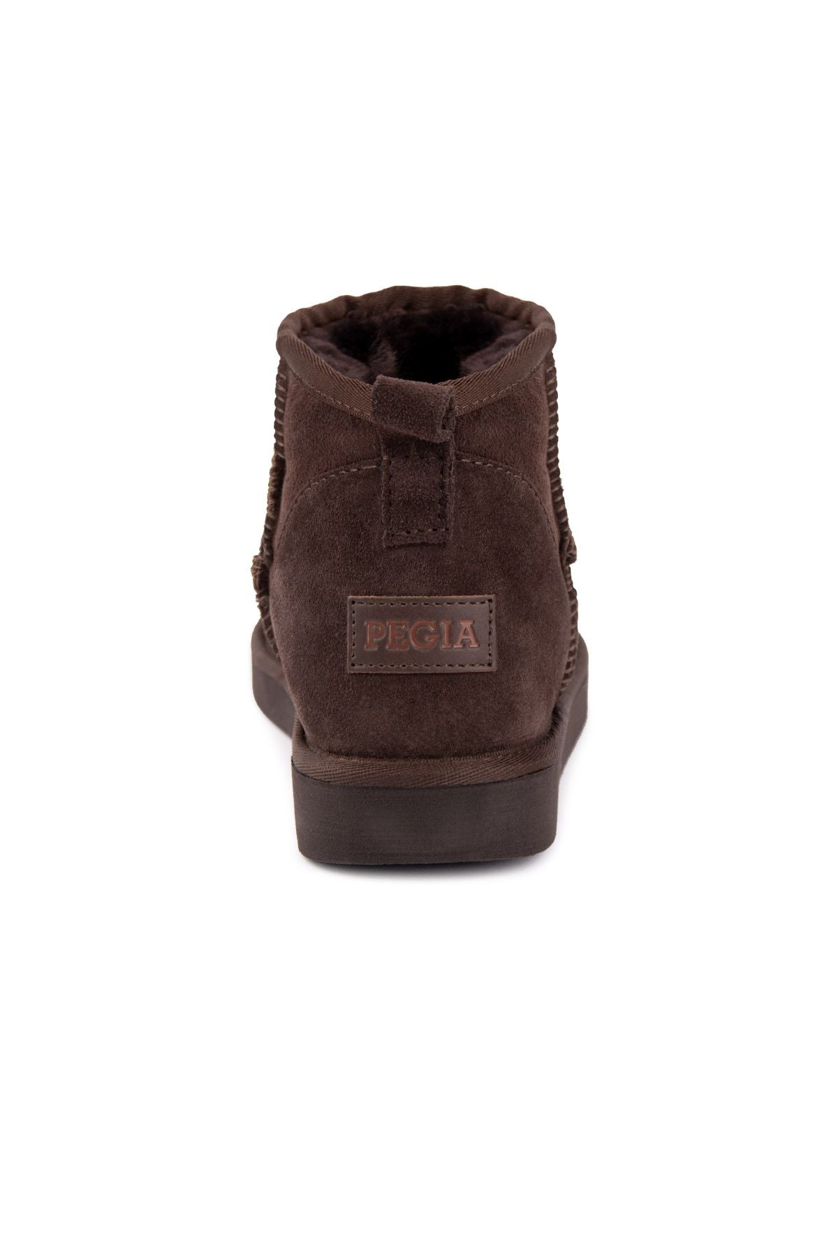 Pegia Genuine Suede Women's Mini Boots 191130  - Mocha