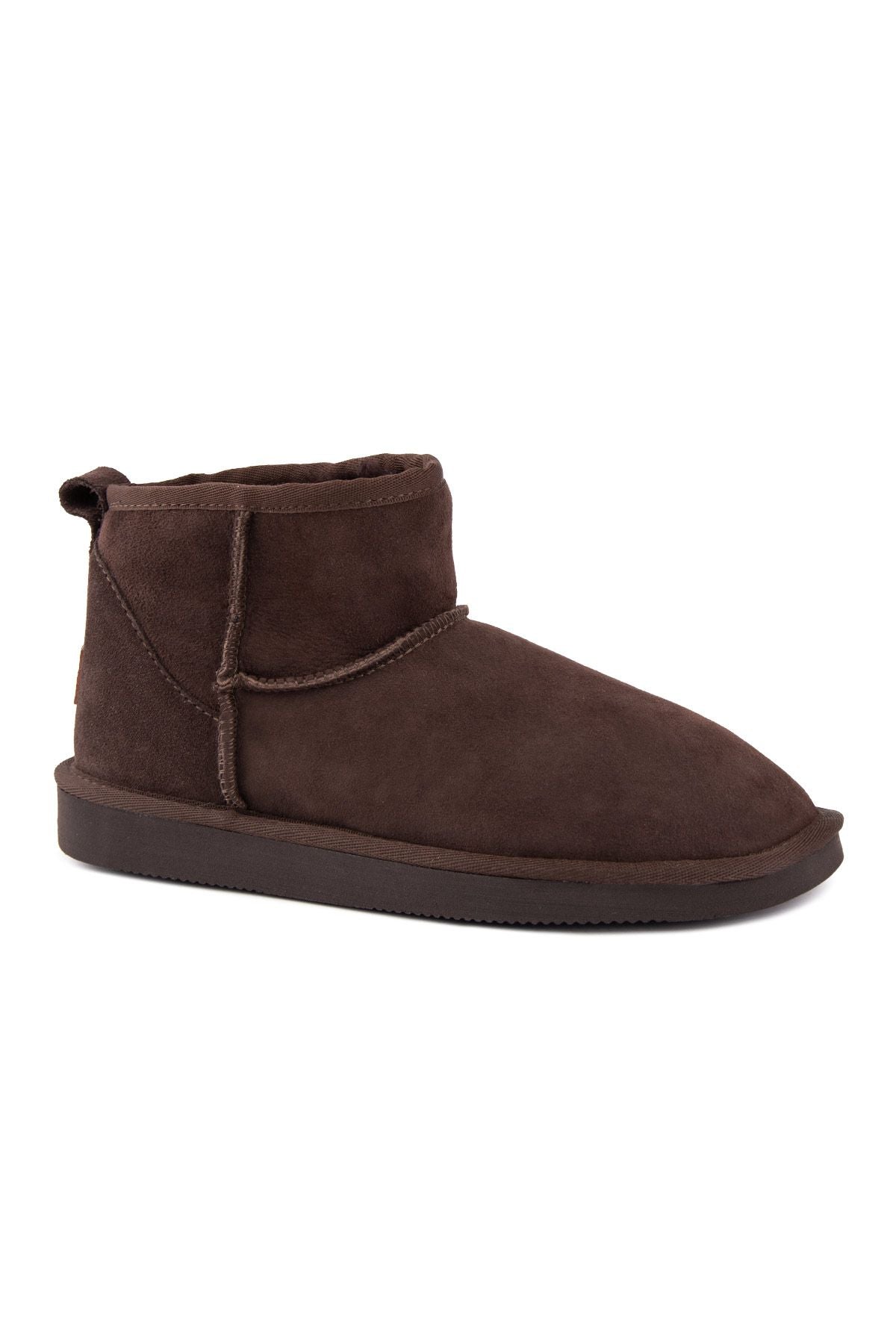 Pegia Genuine Suede Women's Mini Boots 191130  - Mocha