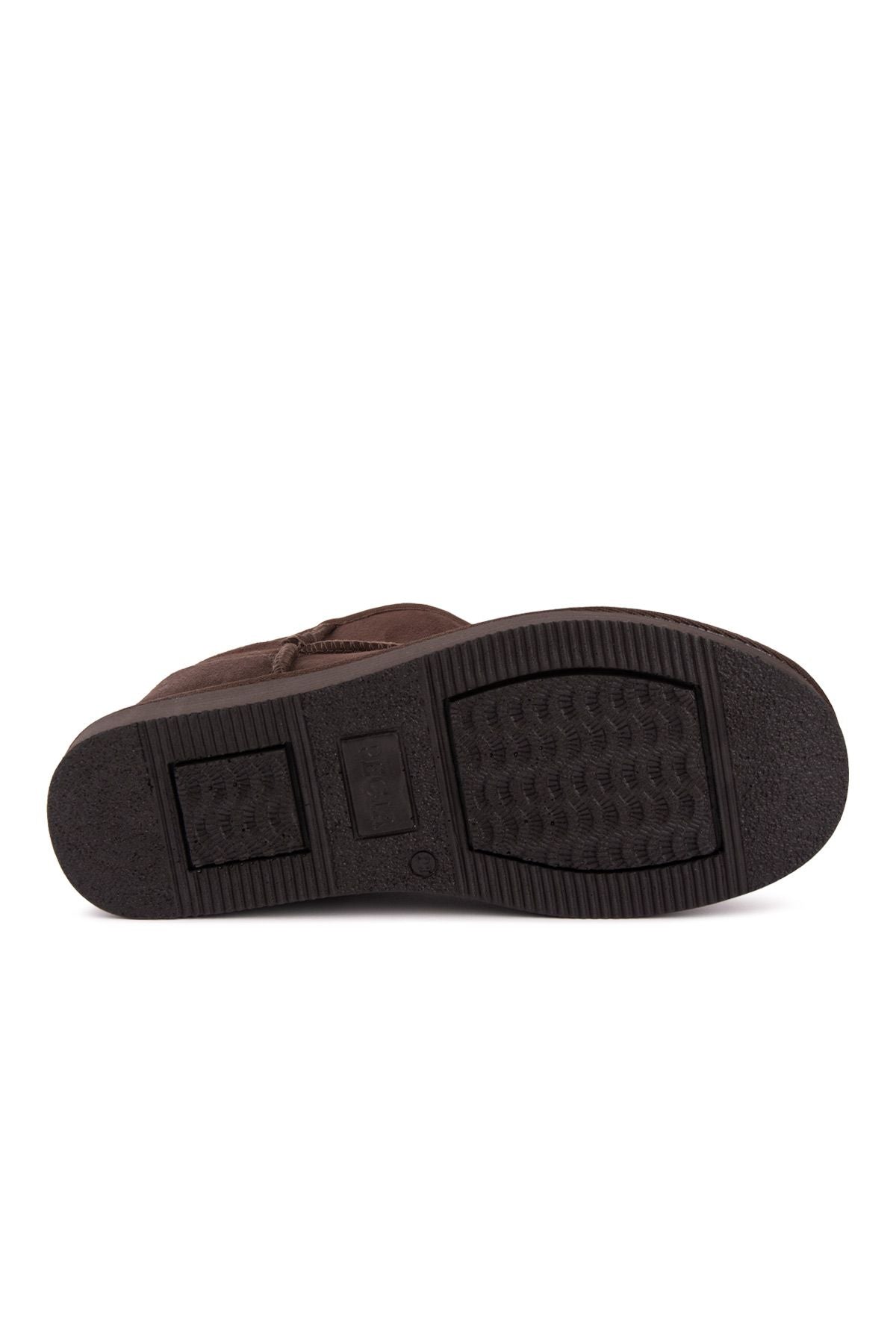 Pegia Genuine Suede Women's Mini Boots 191130  - Mocha