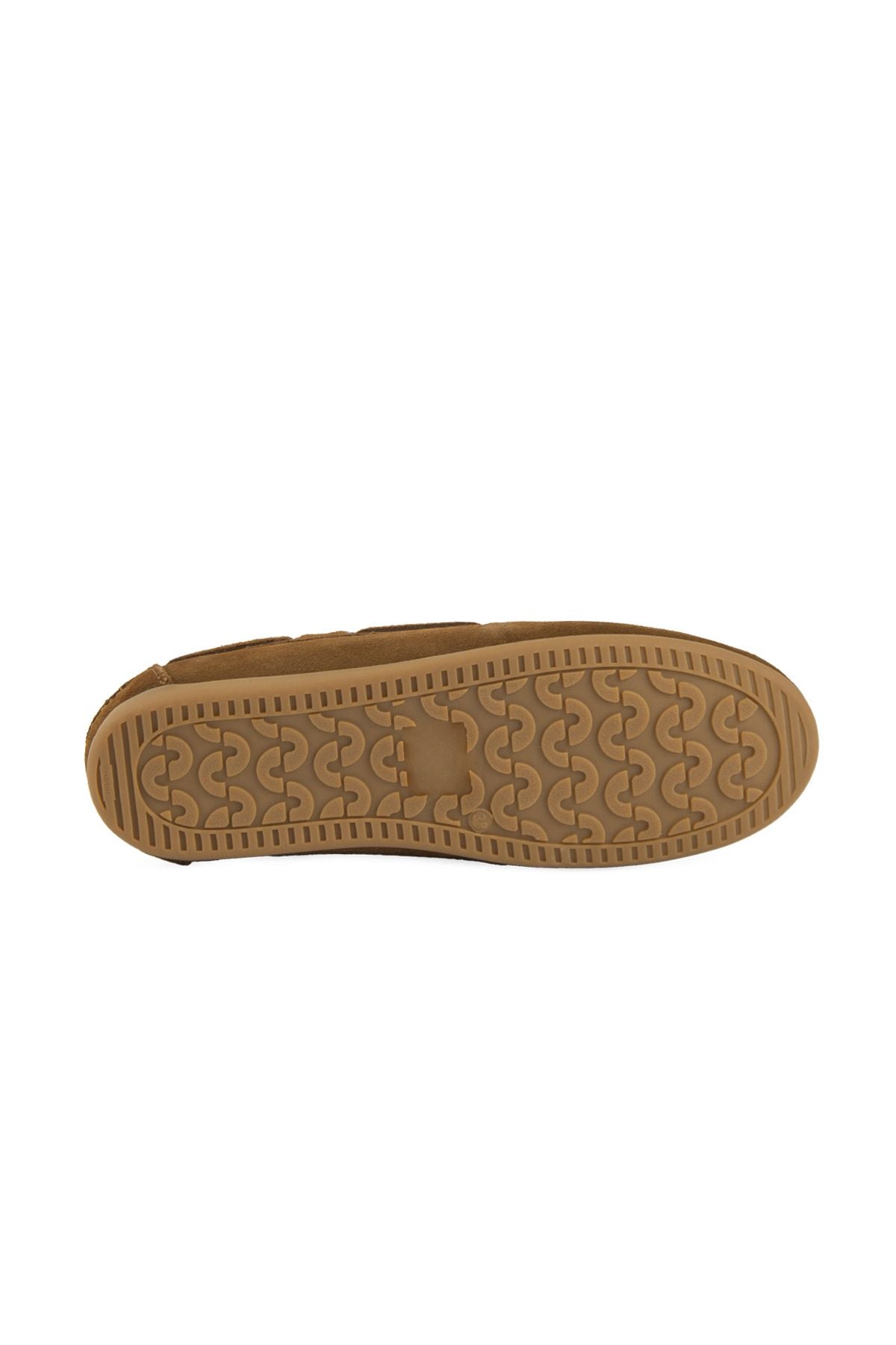 Pegia Women's Genuine Suede Lace-Up Loafer 700959  - Chestnut