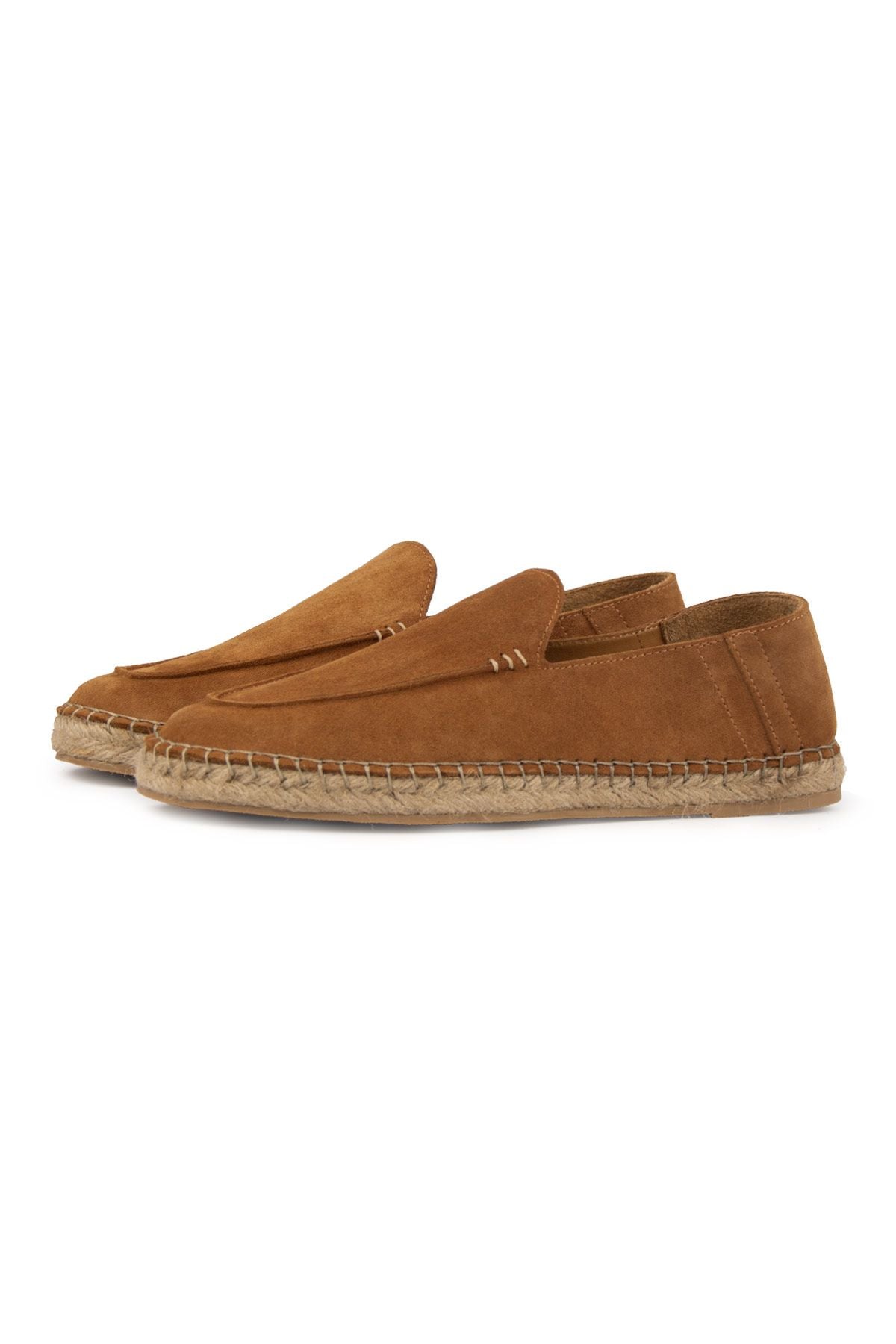 Pegia Men's Genuine Suede Espadrilles DG5024  - Chestnut