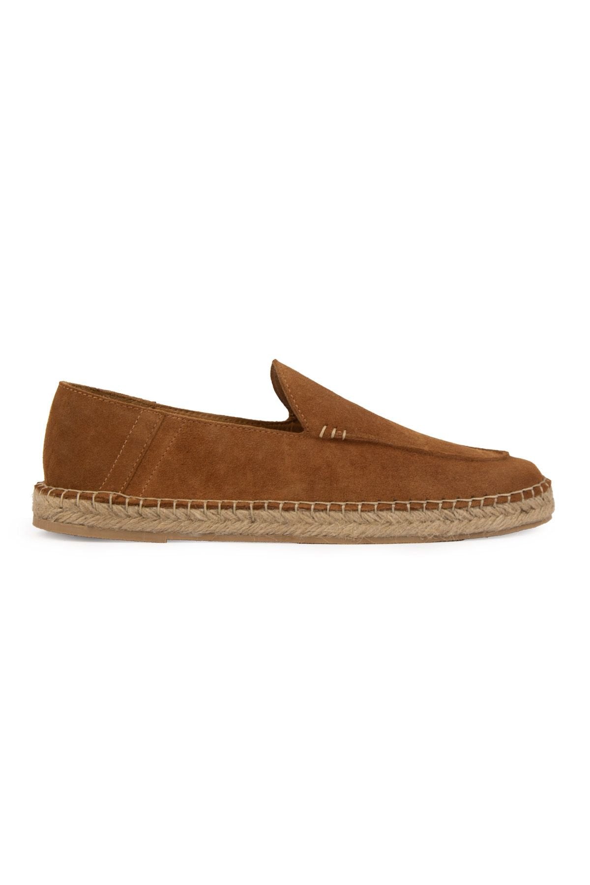 Pegia Men's Genuine Suede Espadrilles DG5024  - Chestnut