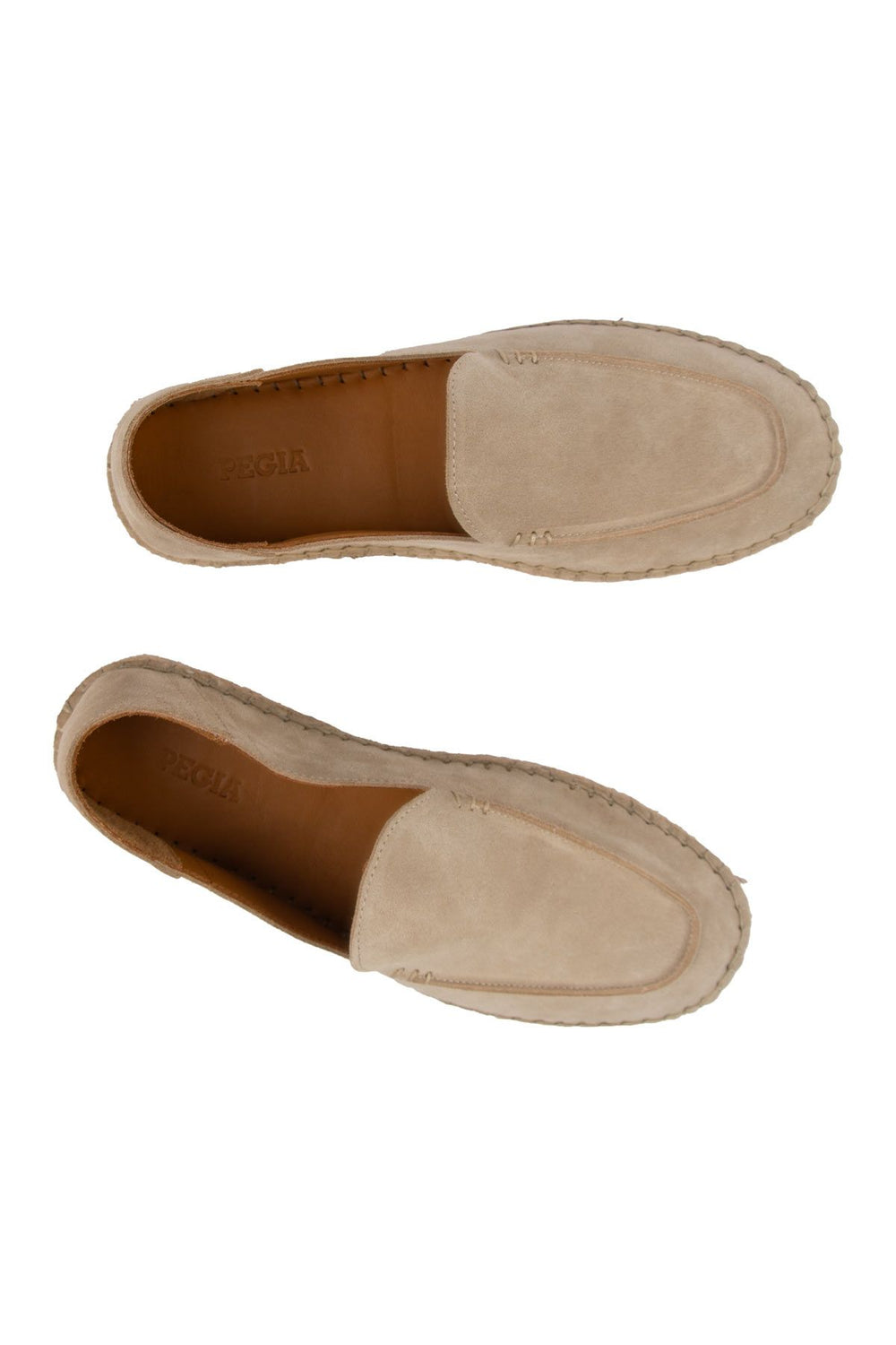 Pegia Men's Genuine Suede Espadrilles DG5024  - Stone