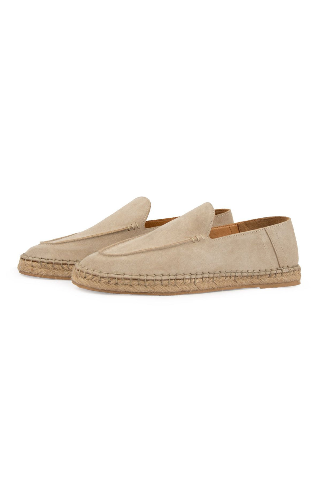 Pegia Men's Genuine Suede Espadrilles DG5024  - Stone