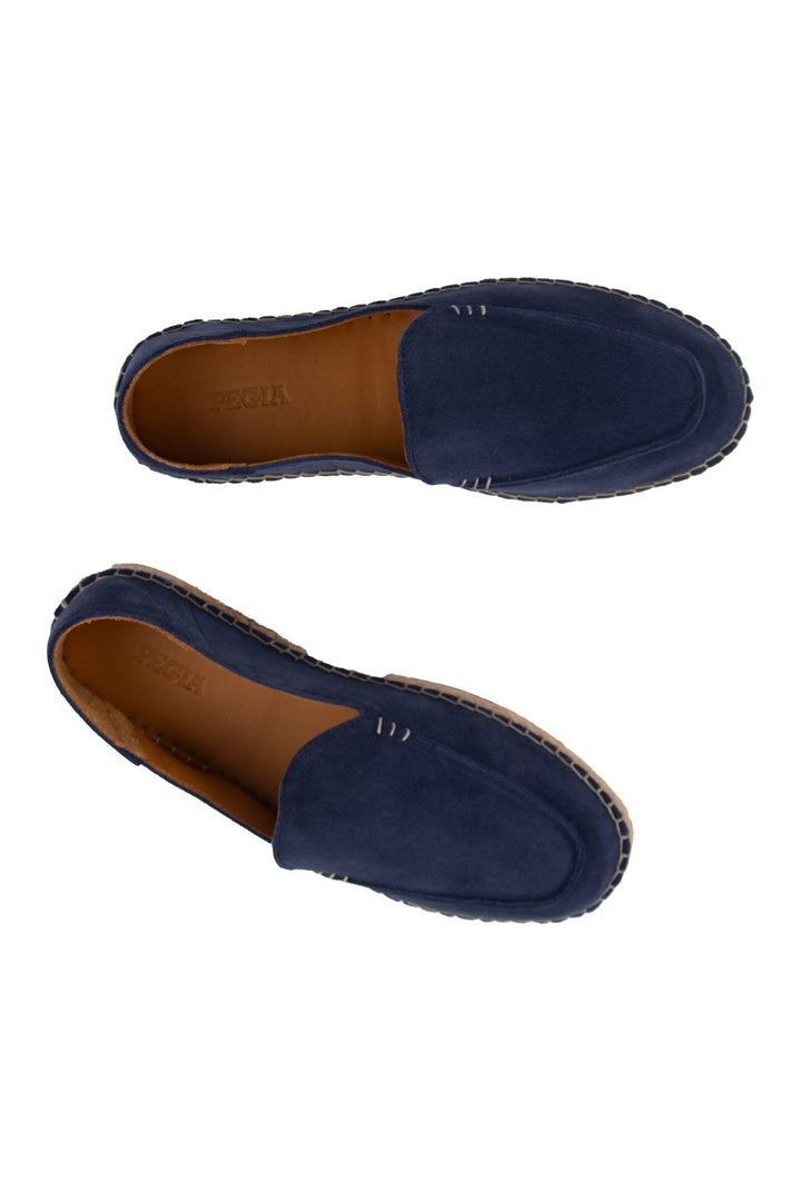Pegia Men's Genuine Suede Espadrilles DG5024  - Indigo