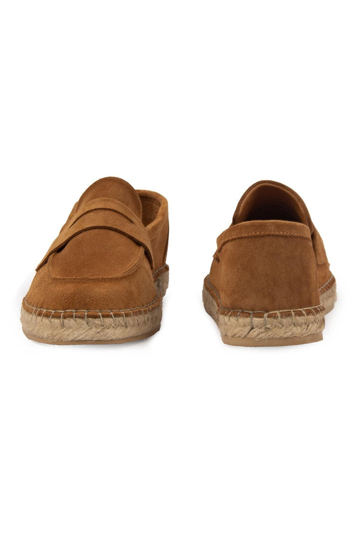 Pegia Men's Genuine Suede Espadrilles DG5025  - Chestnut