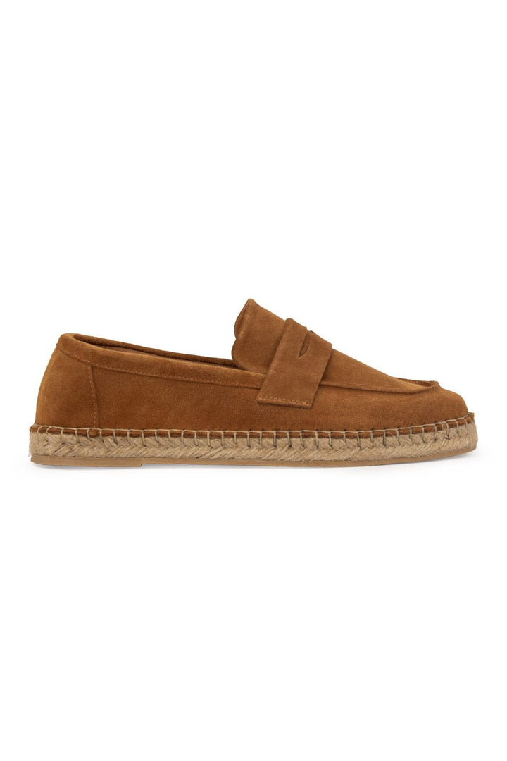Pegia Men's Genuine Suede Espadrilles DG5025  - Chestnut
