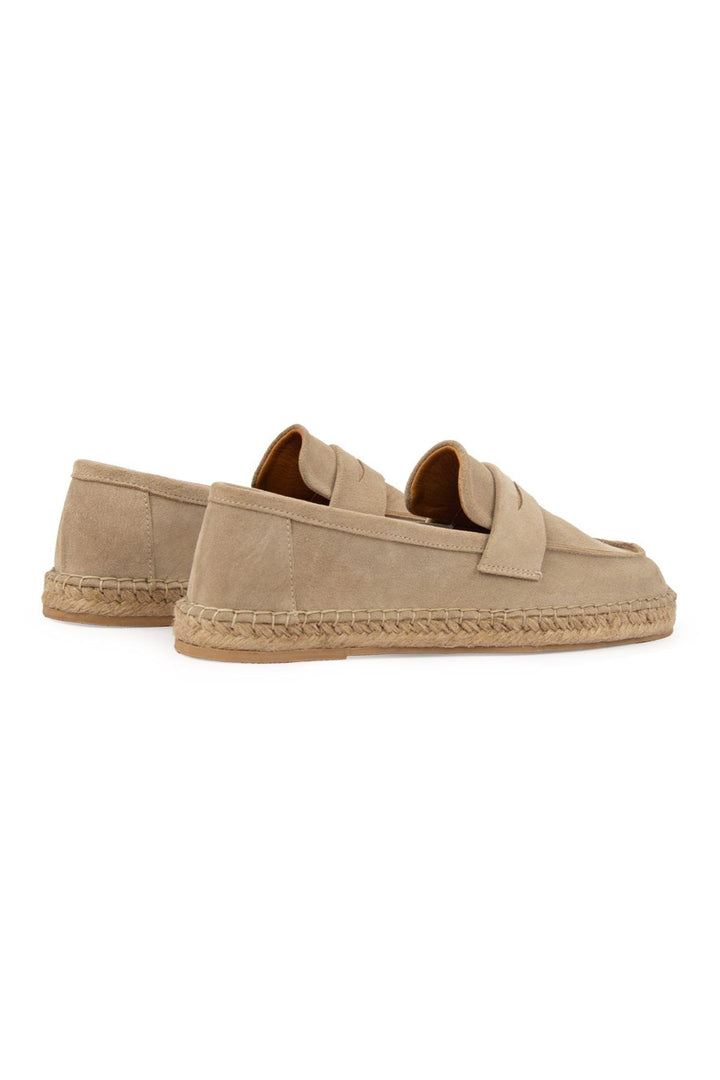 Pegia Men's Genuine Suede Espadrilles DG5025  - Stone