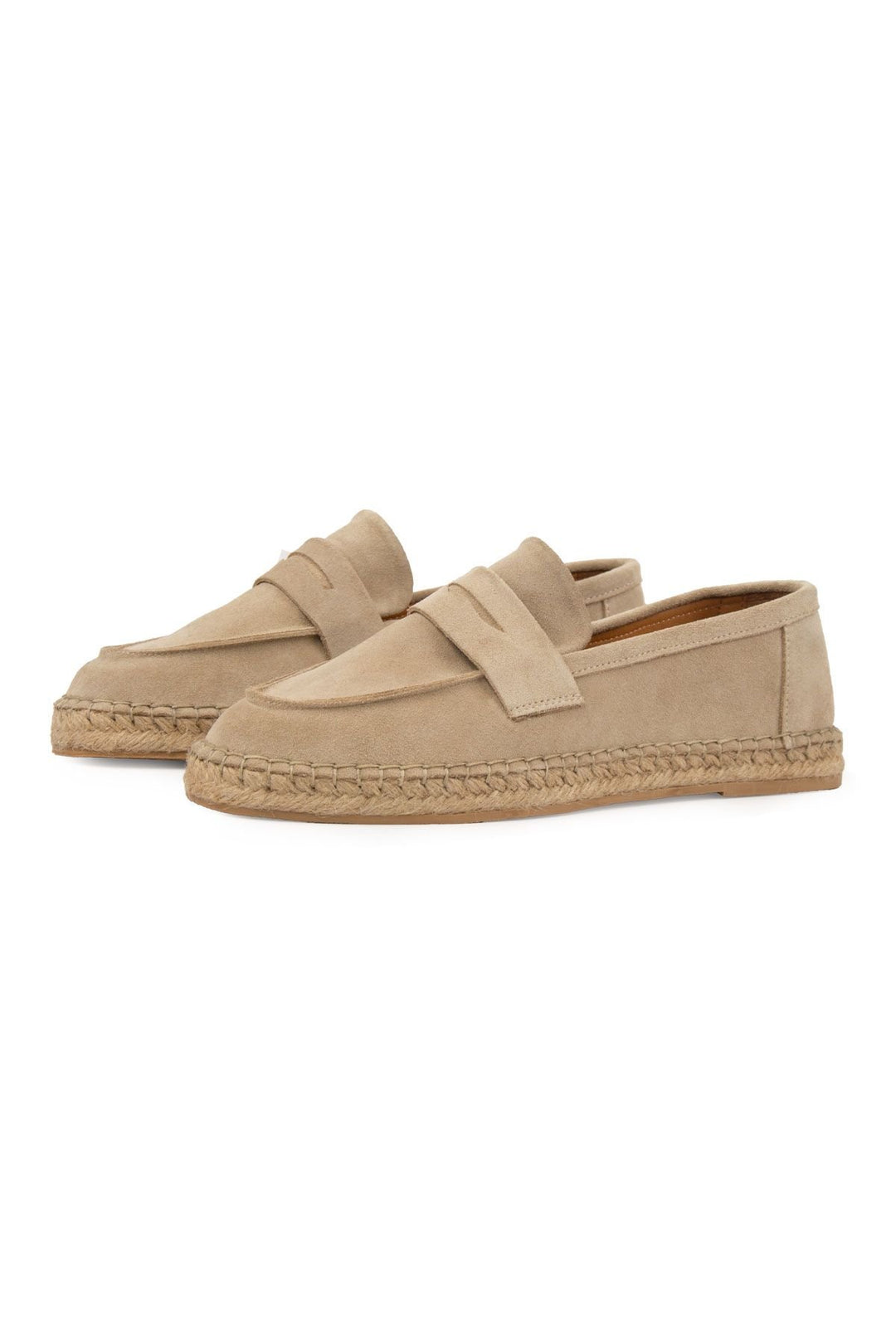 Pegia Men's Genuine Suede Espadrilles DG5025  - Stone