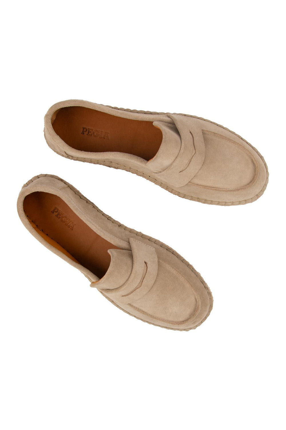 Pegia Men's Genuine Suede Espadrilles DG5025  - Stone