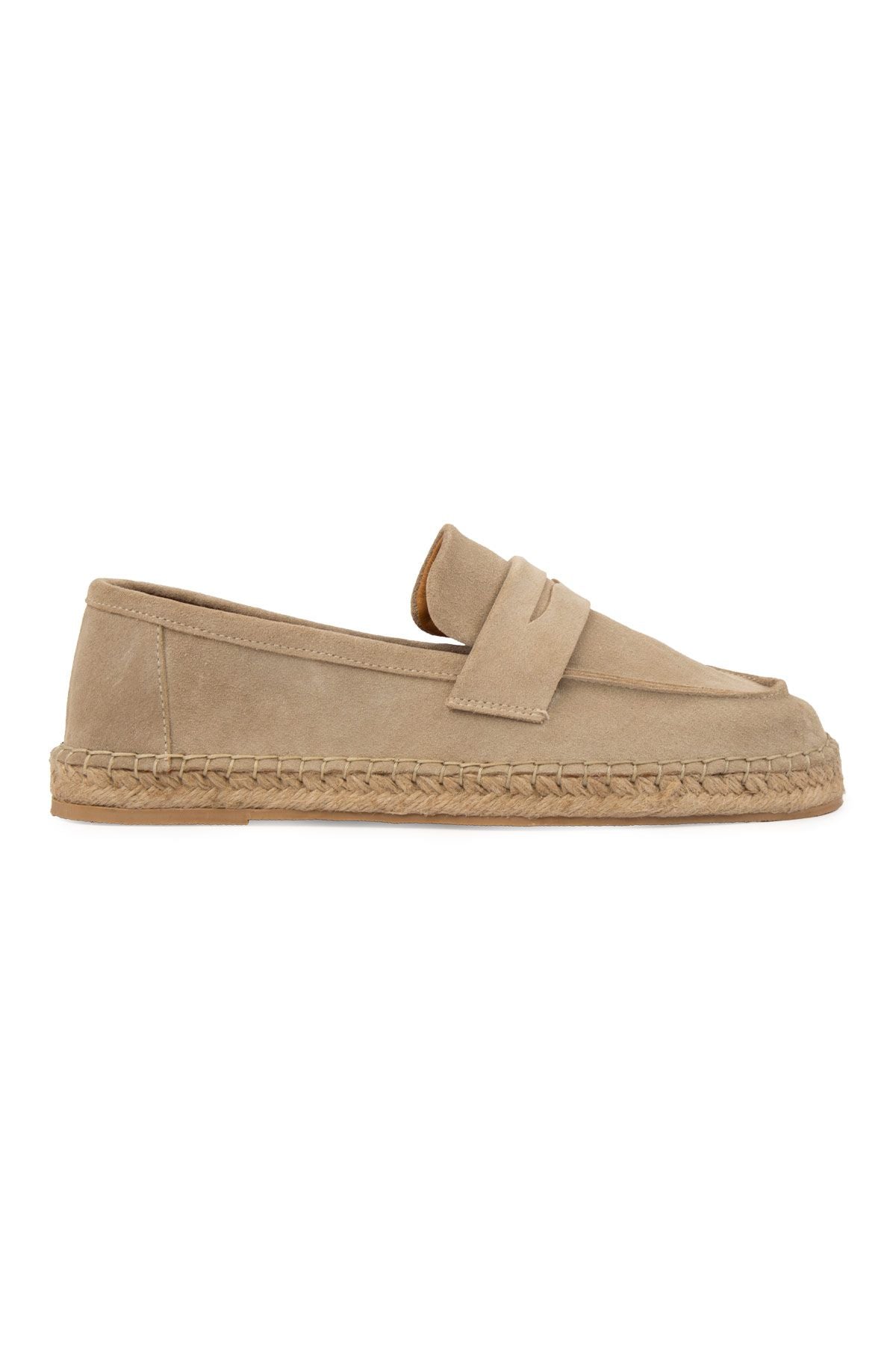 Pegia Men's Genuine Suede Espadrilles DG5025  - Stone