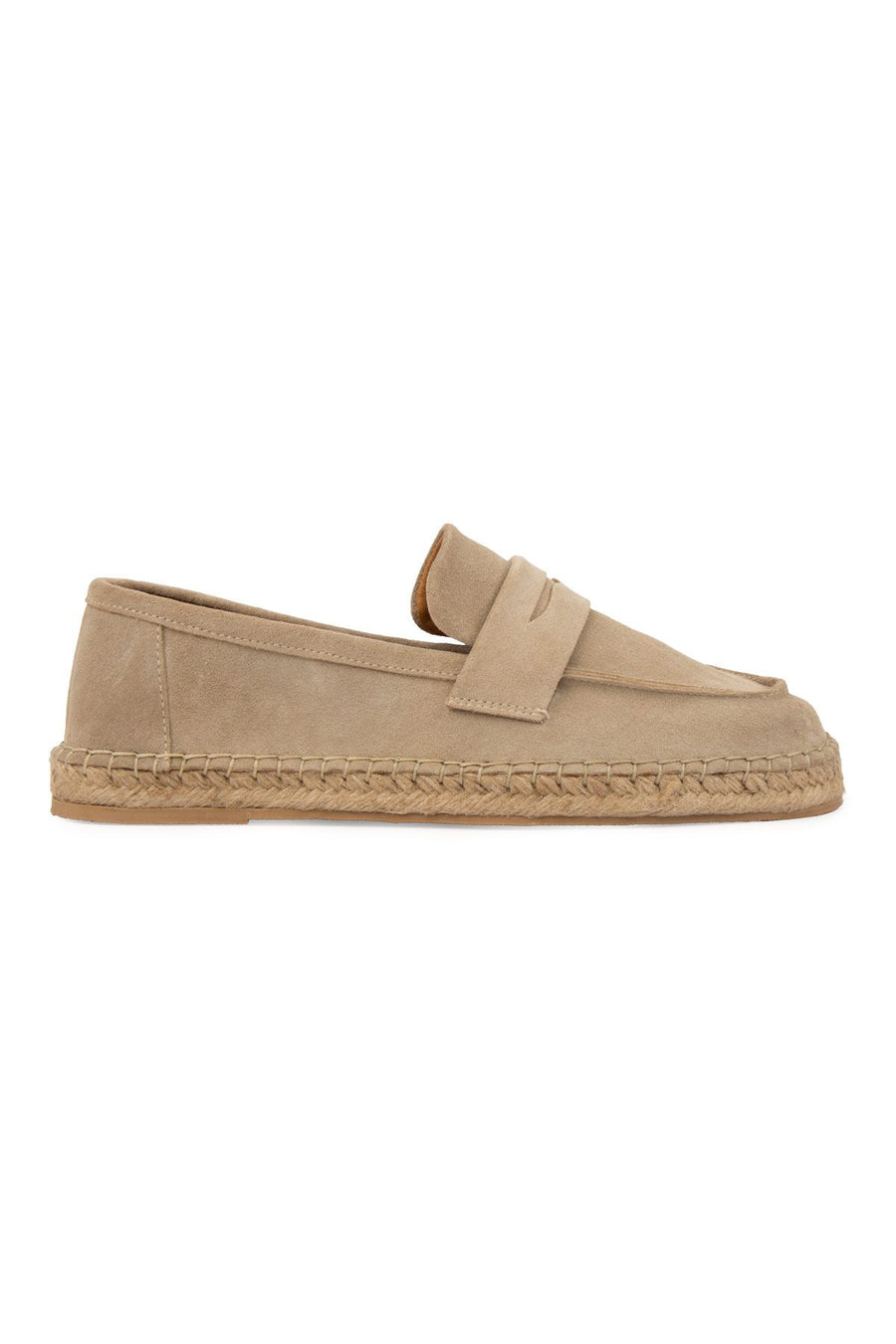 Pegia Men's Genuine Suede Espadrilles DG5025  - Stone