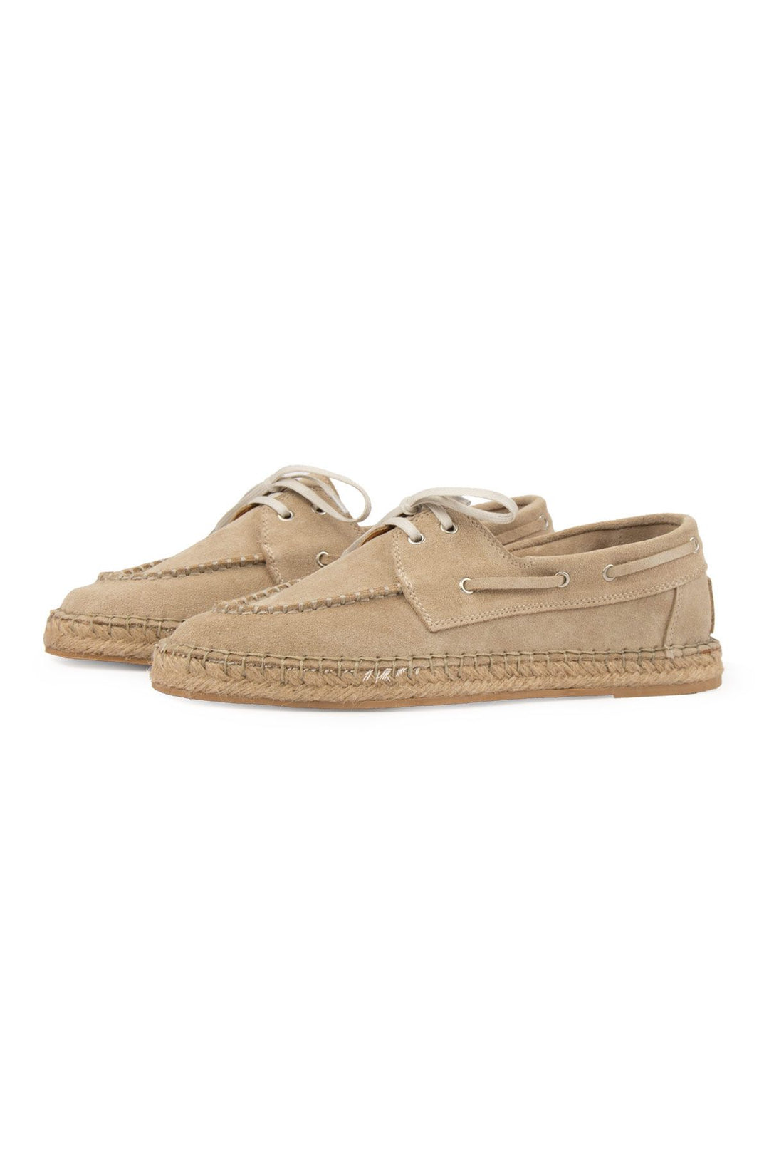 Pegia Men's Genuine Suede Espadrilles DG5026  - Stone
