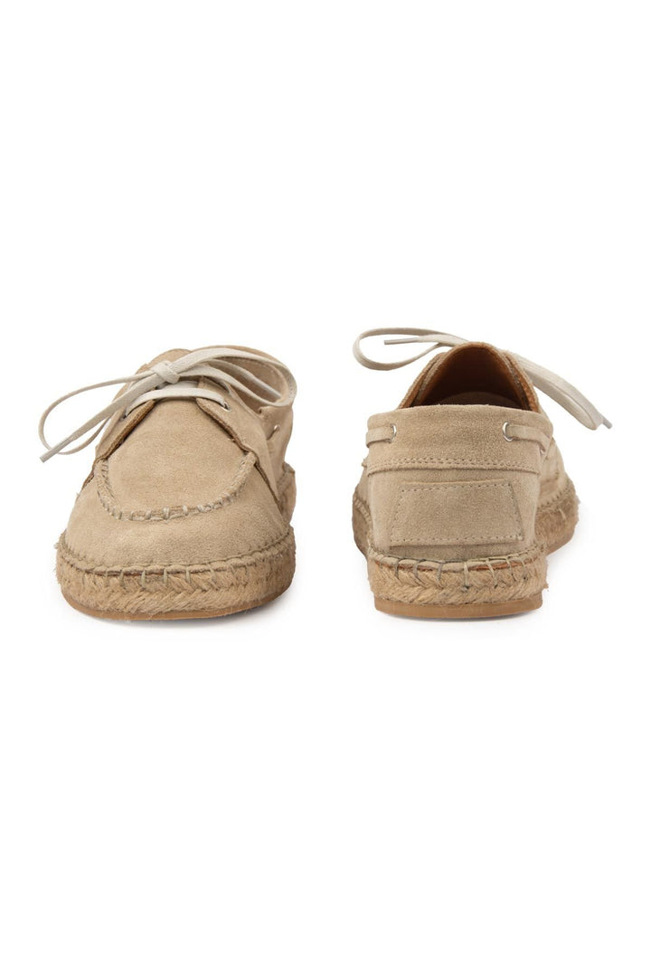 Pegia Men's Genuine Suede Espadrilles DG5026  - Stone