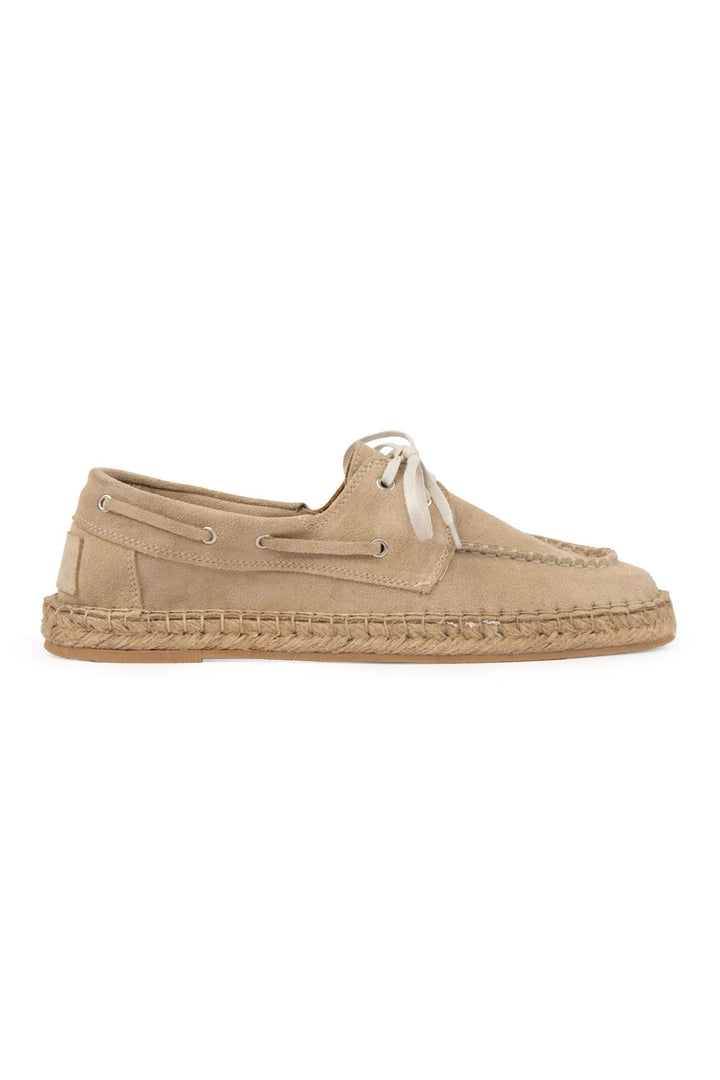 Pegia Men's Genuine Suede Espadrilles DG5026  - Stone