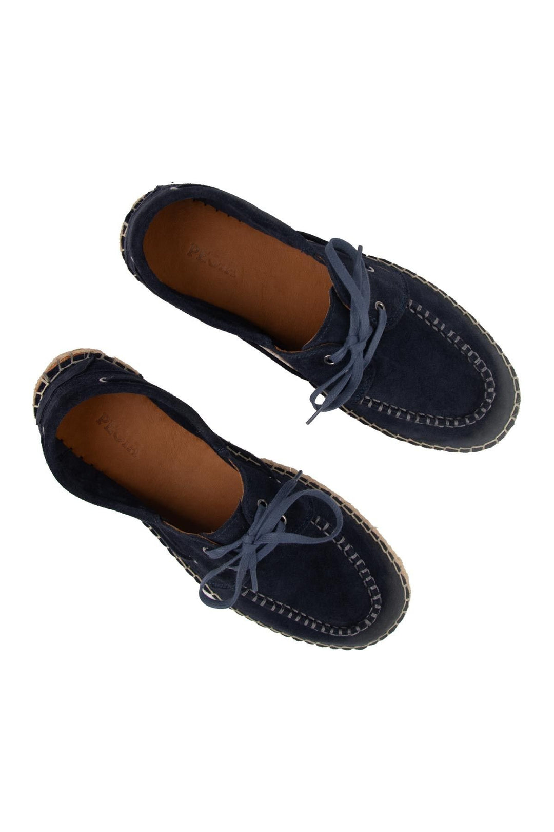 Pegia Men's Genuine Suede Espadrilles DG5026  - Navy