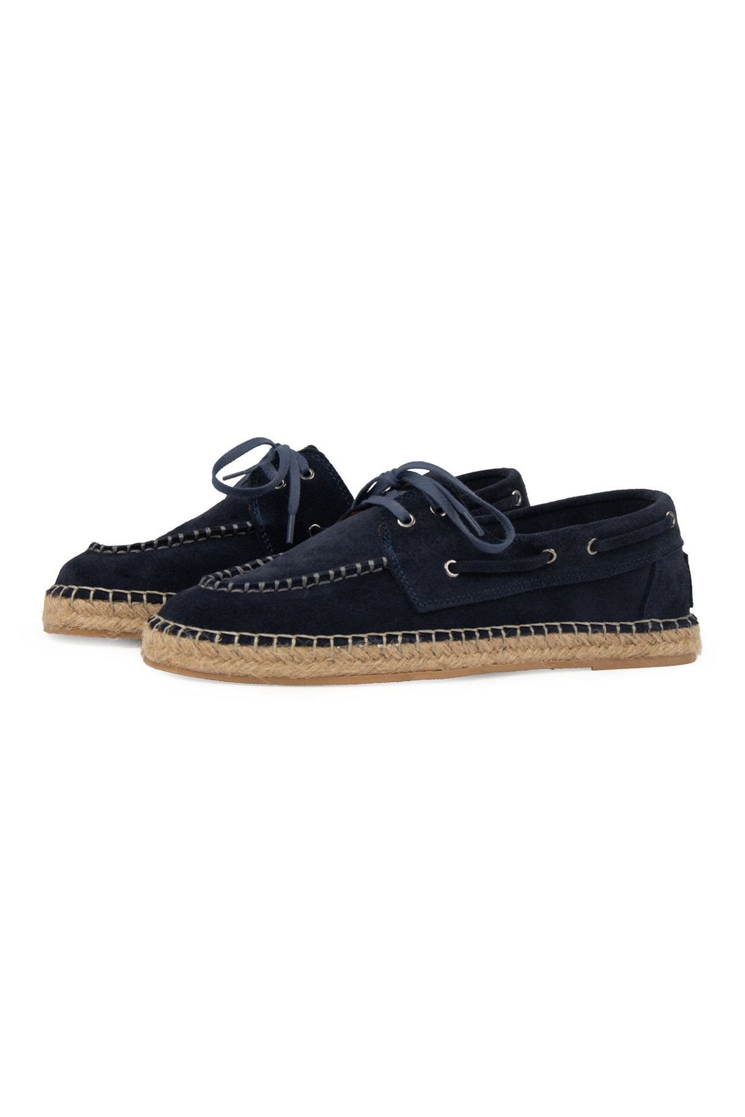 Pegia Men's Genuine Suede Espadrilles DG5026  - Navy