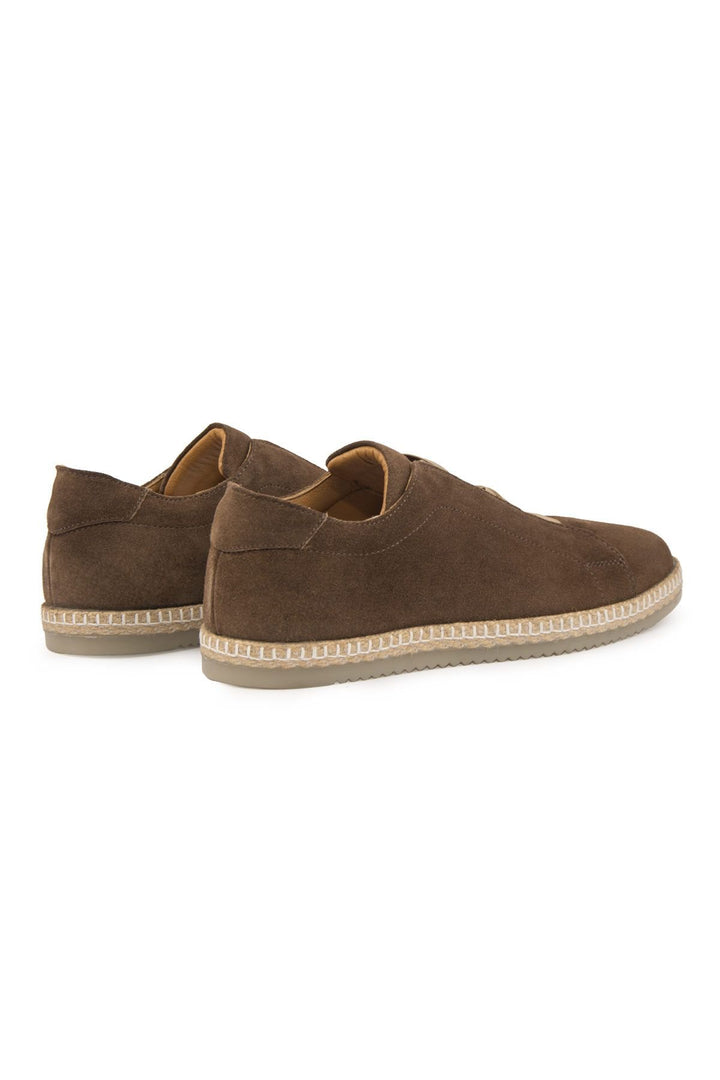 Pegia Genuine Suede Men's Espadrilles DG5031  - Choco
