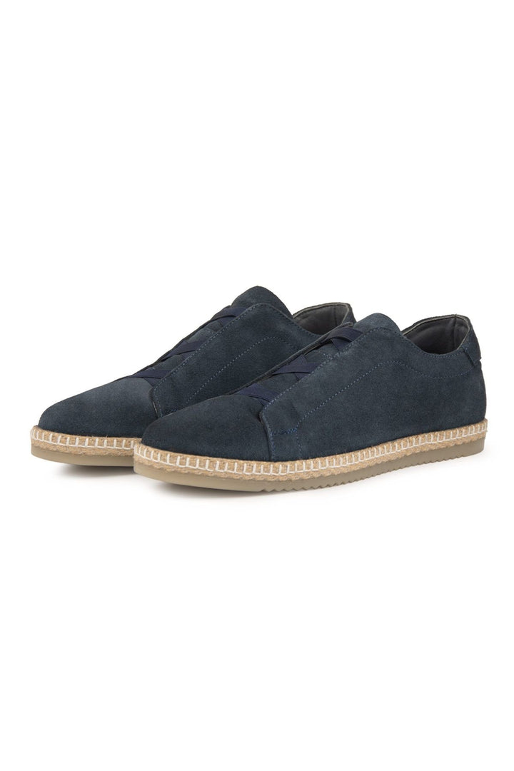 Pegia Genuine Suede Men's Espadrilles DG5031  - Navy
