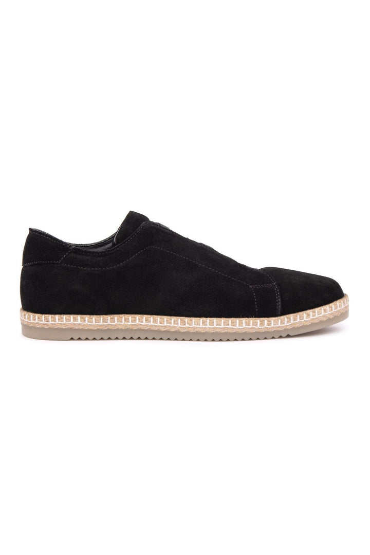Pegia Genuine Suede Men's Espadrilles DG5031  - Black