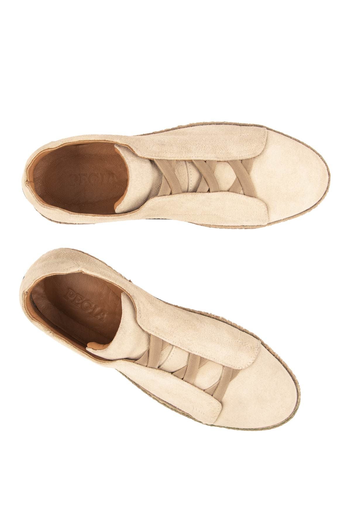 Pegia Genuine Suede Men's Espadrilles DG5031  - Beige