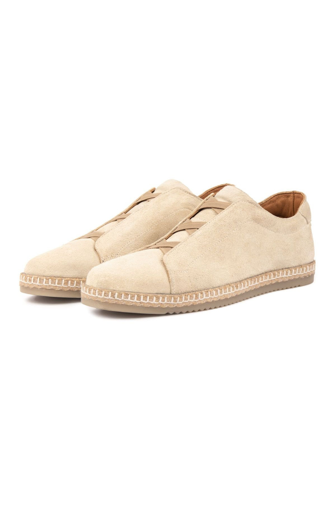 Pegia Genuine Suede Men's Espadrilles DG5031  - Beige