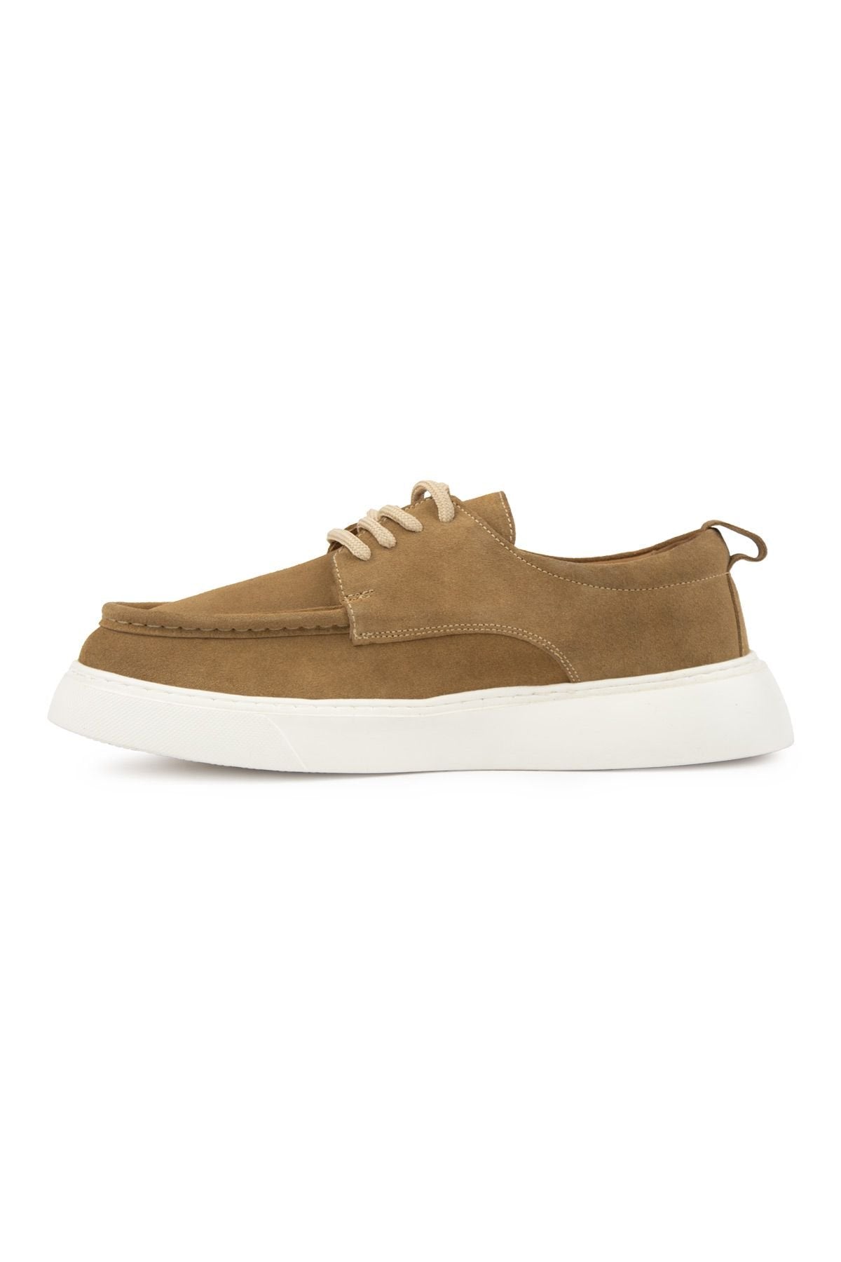 Pegia Genuine Suede Men's Loafers DG5029  - Chestnut
