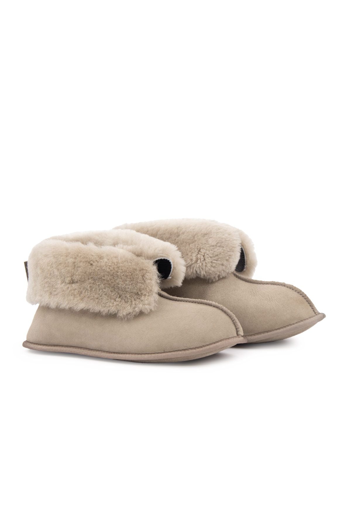 Pegia Women's Sheepskin Slippers 191210  - Stone