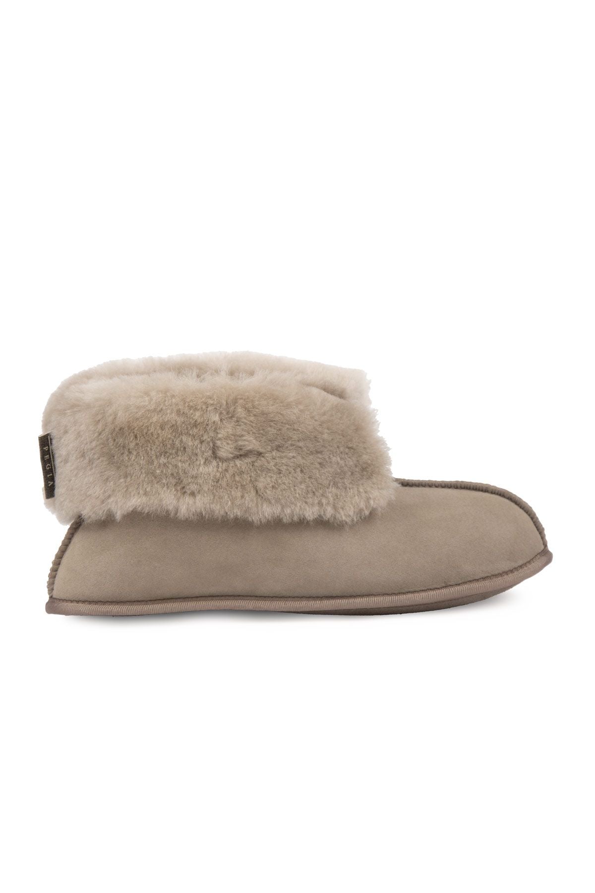 Pegia Women's Sheepskin Slippers 191210  - Stone