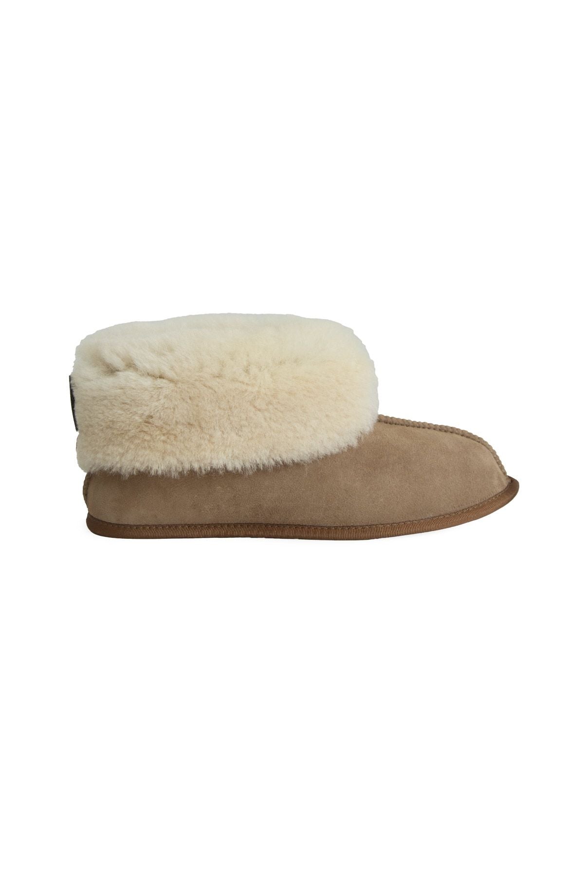 Pegia Women's Sheepskin Slippers 191210  - Chestnut