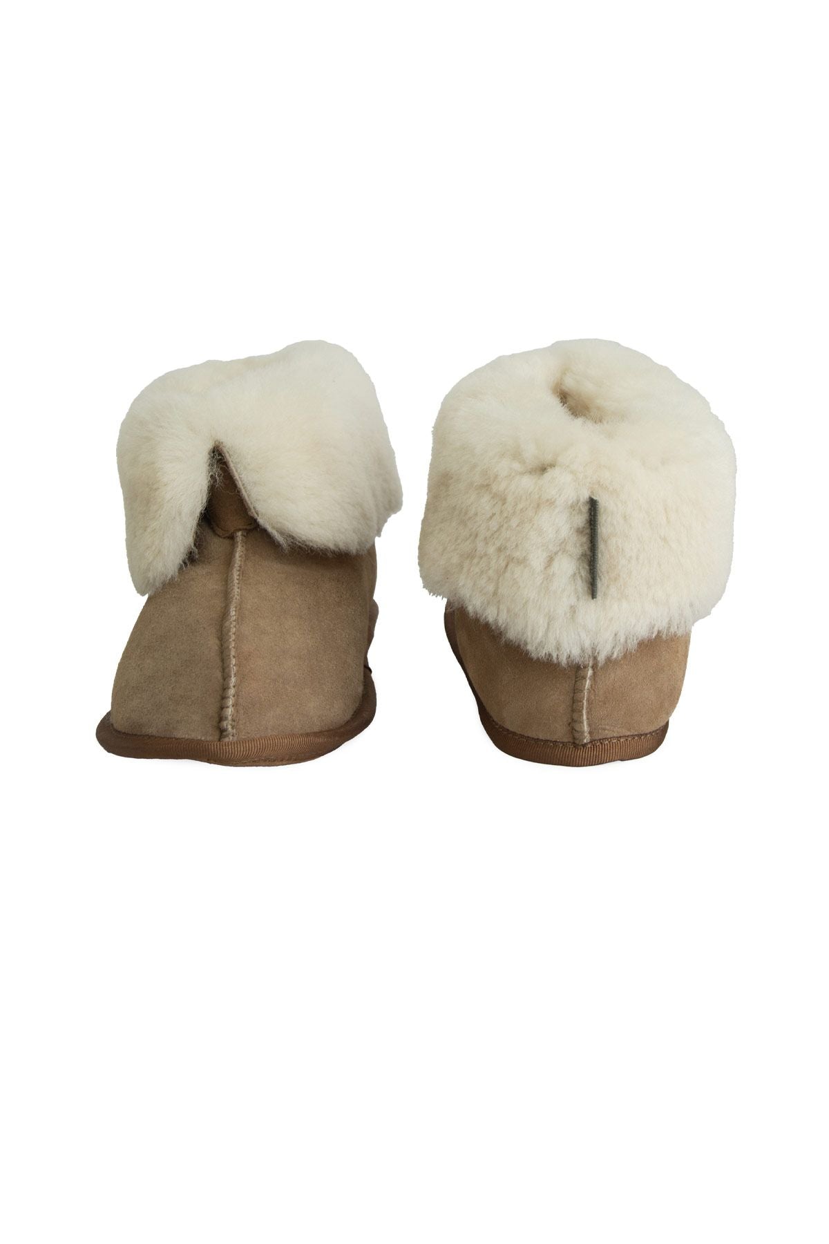 Pegia Women's Sheepskin Slippers 191210  - Chestnut