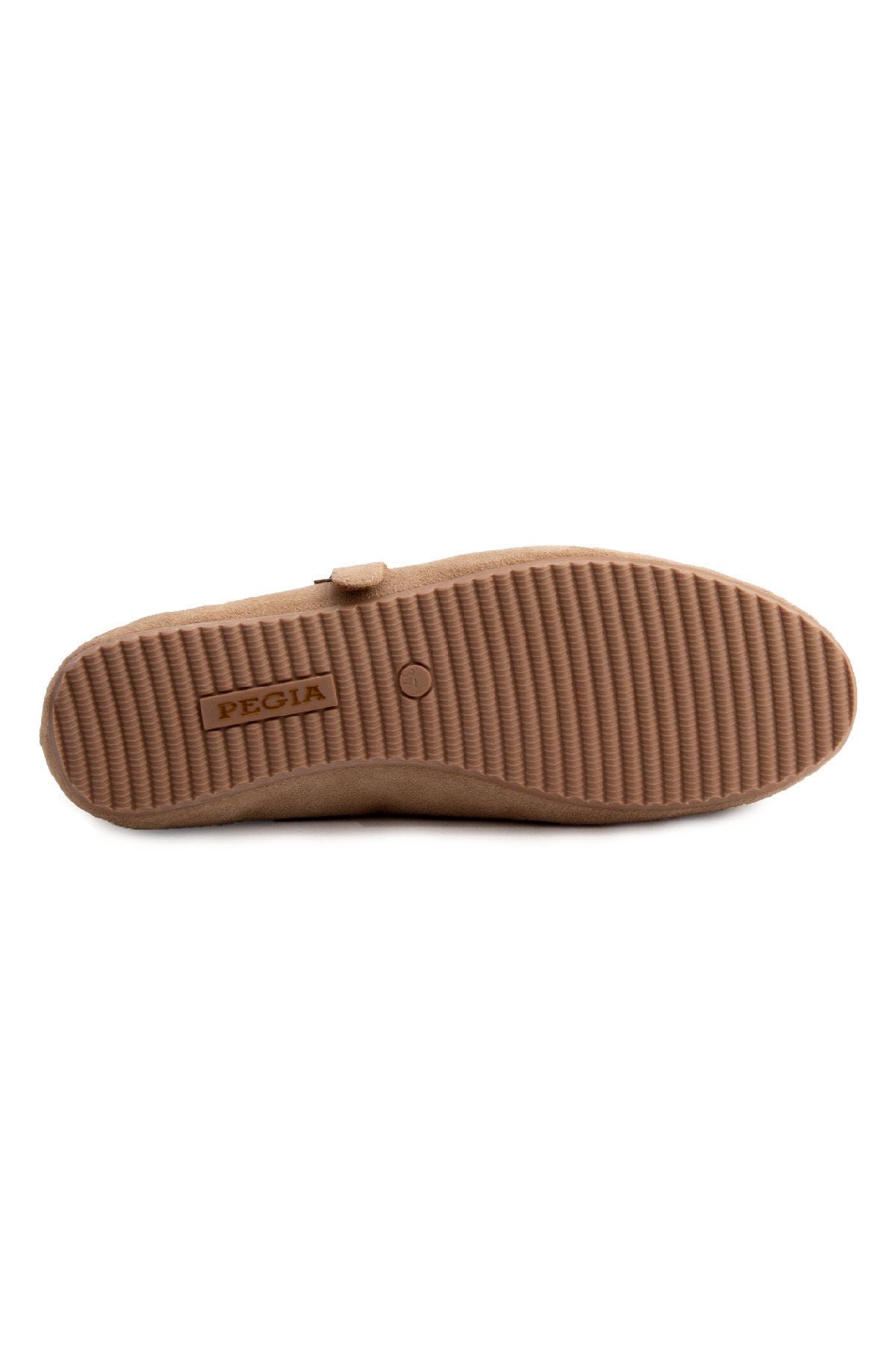 Pegia Suede Women's Ballet Shoes 700951  - Stone