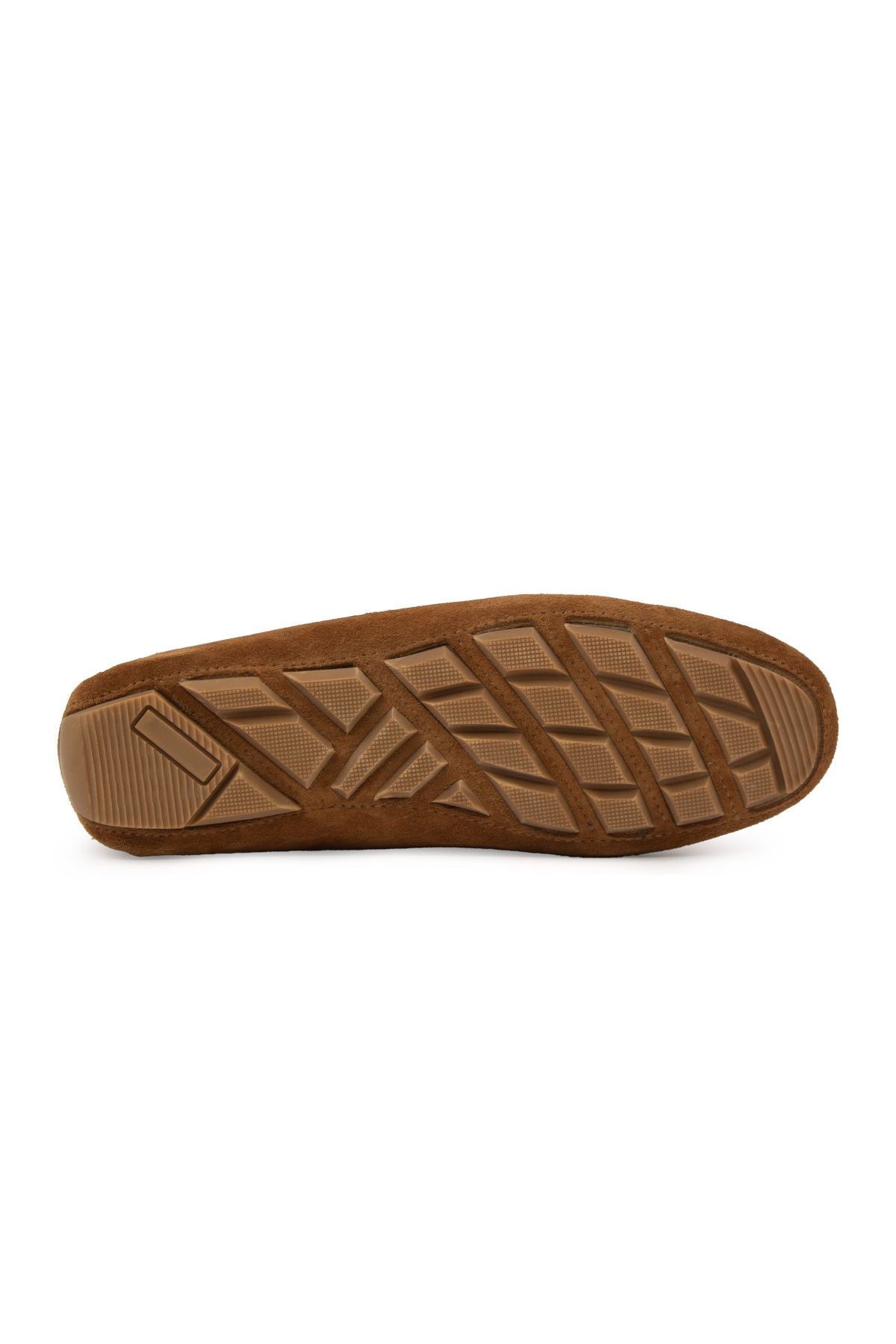 Pegia Genuine Suede Women's Loafers 700907  - Chestnut